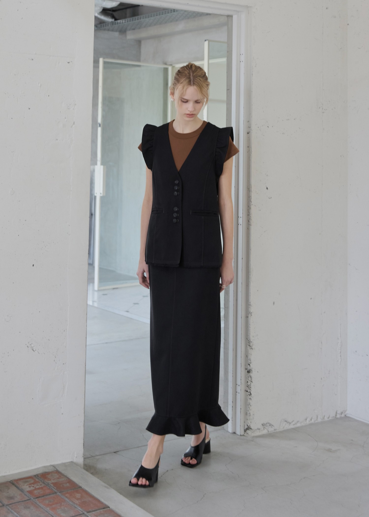 hem frill pencil nep SK