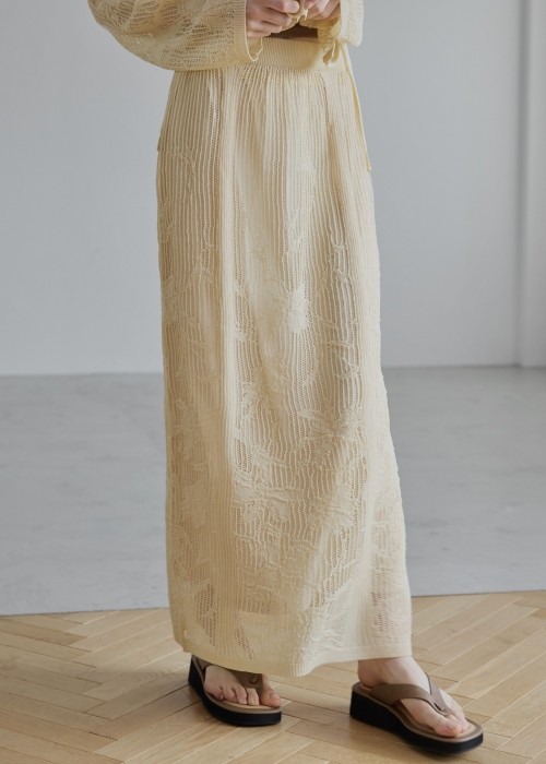 【美品】willfully ニット セール】side notch no sleeve collar knit（ニット/セーター