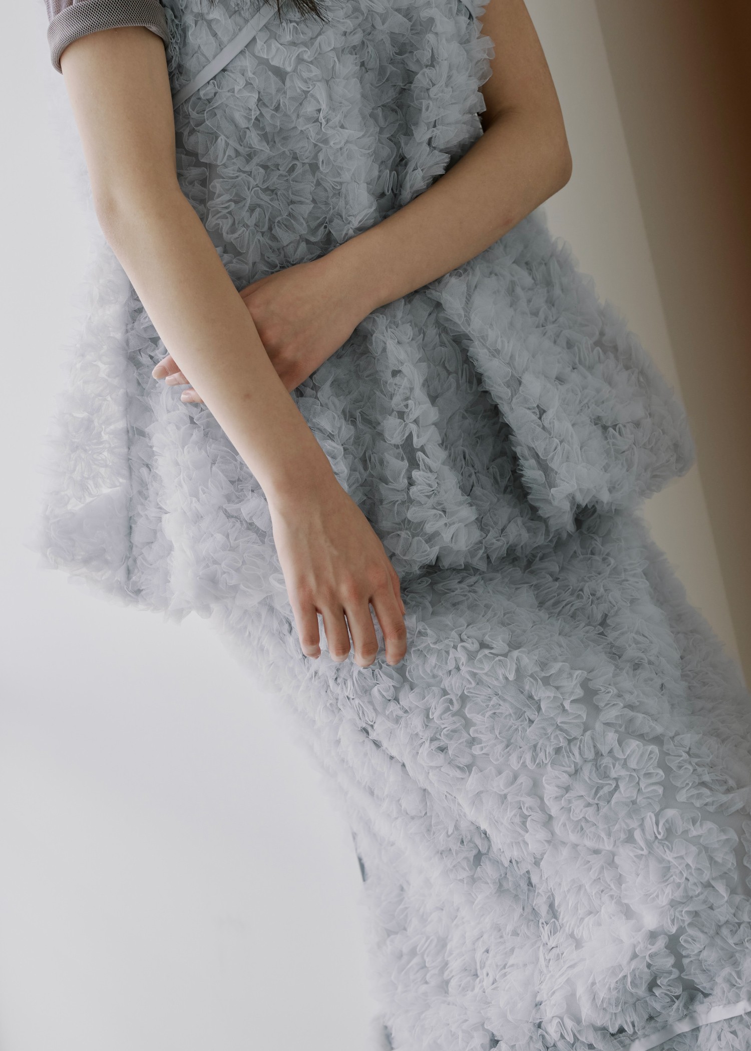 tulle circle motif  flare SK