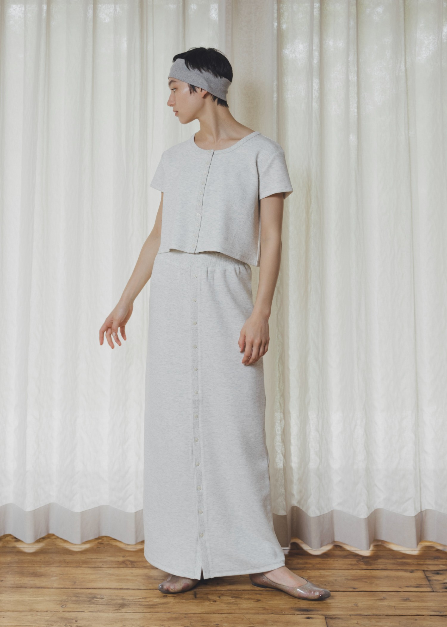 short cardigan seed stitch tops