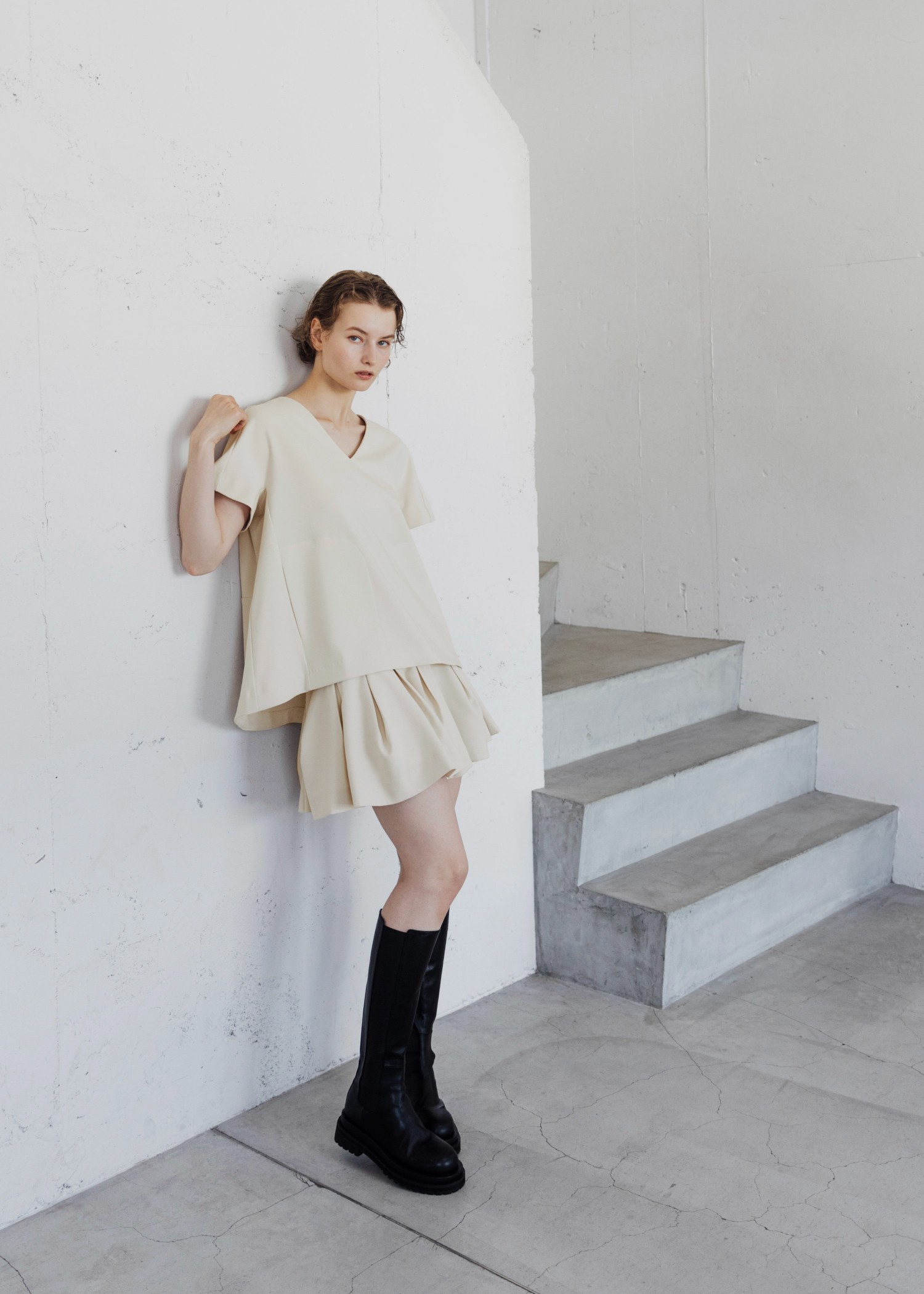 pocket design constructive kaftan tops