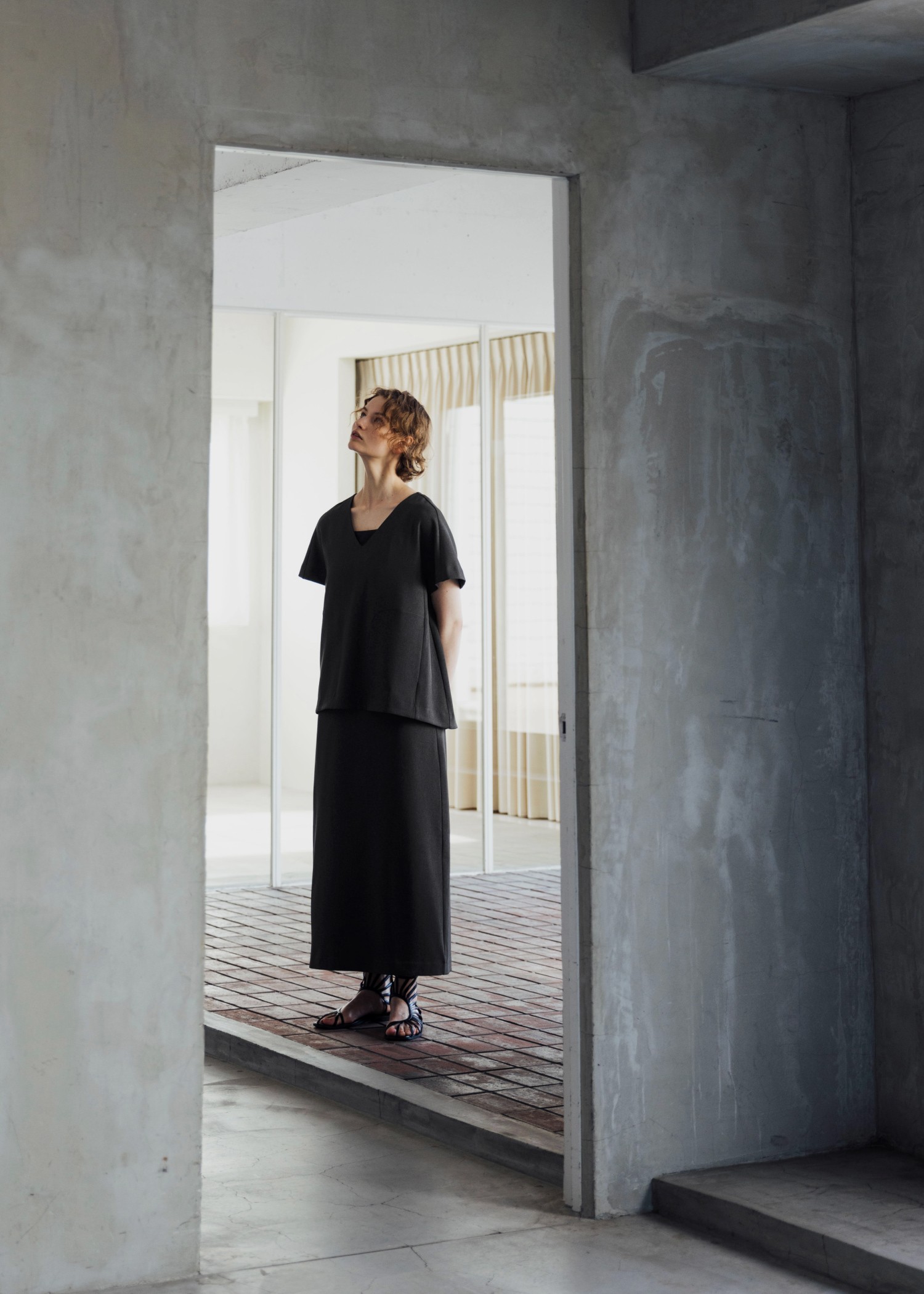 pocket design constructive kaftan tops