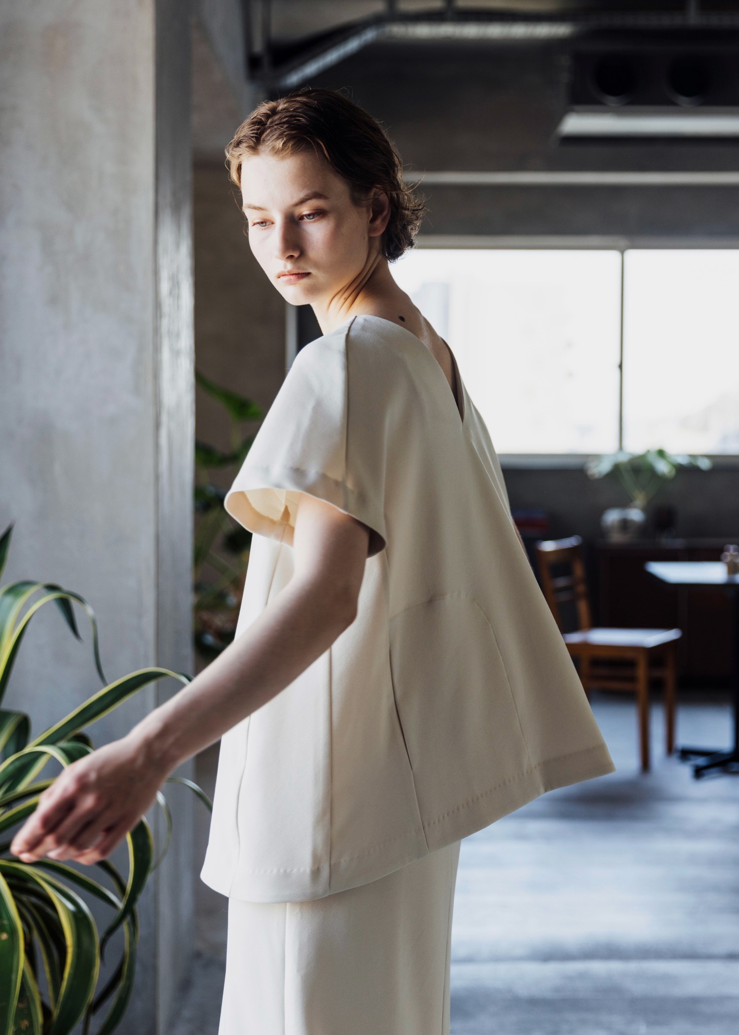 pocket design constructive kaftan tops