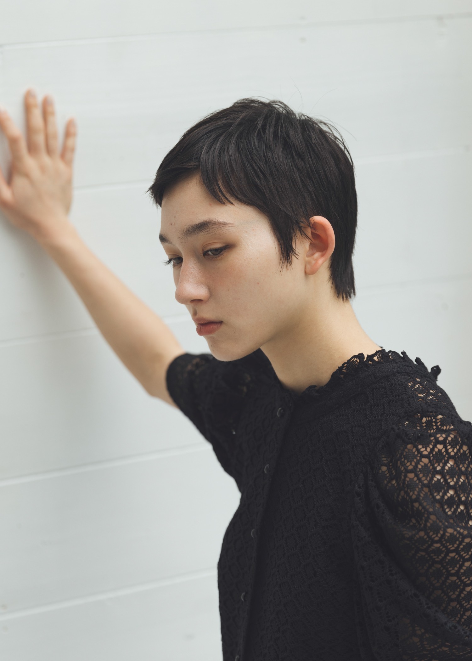 half volume sleeve lace tops