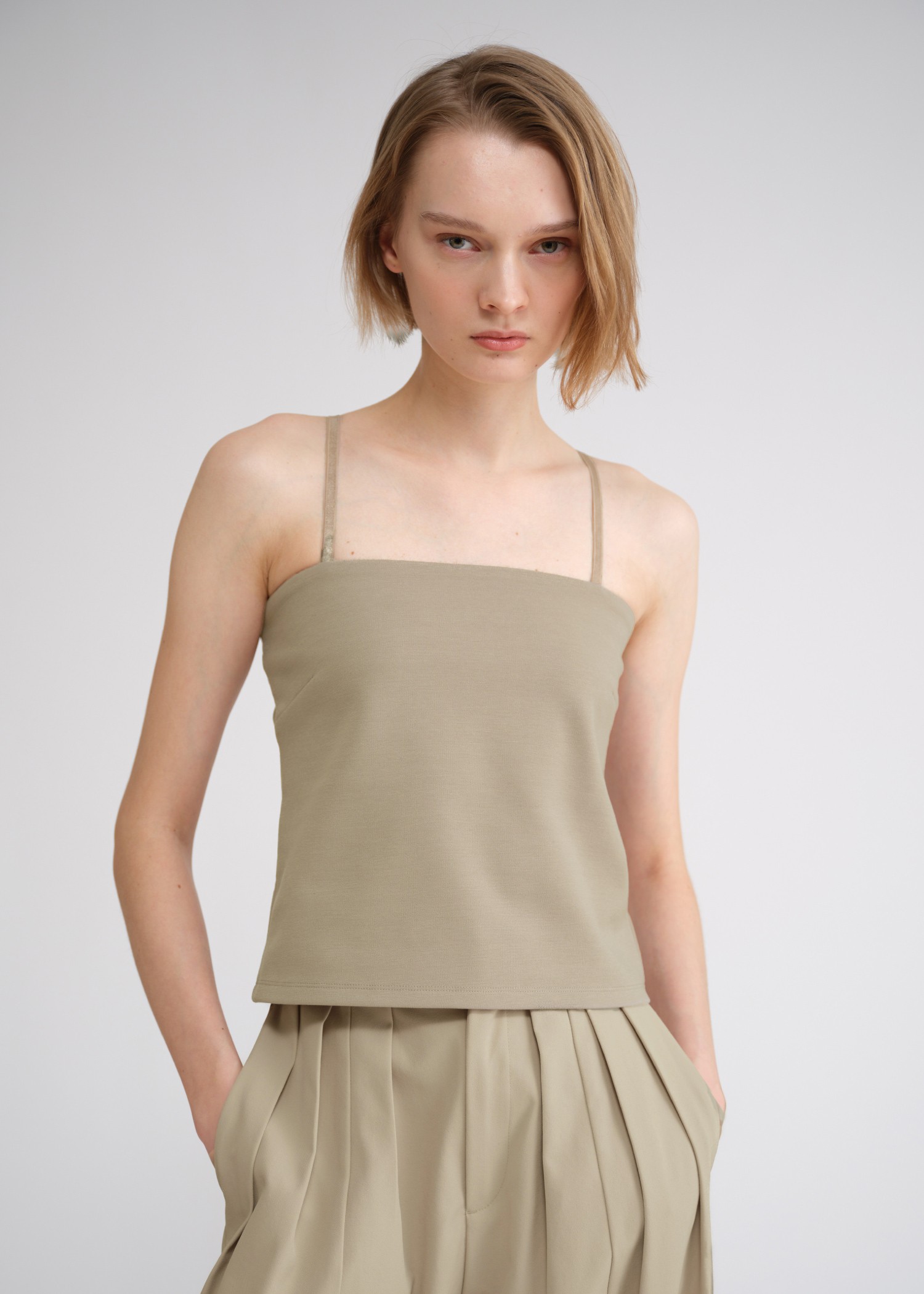 basic ponte bare camisole