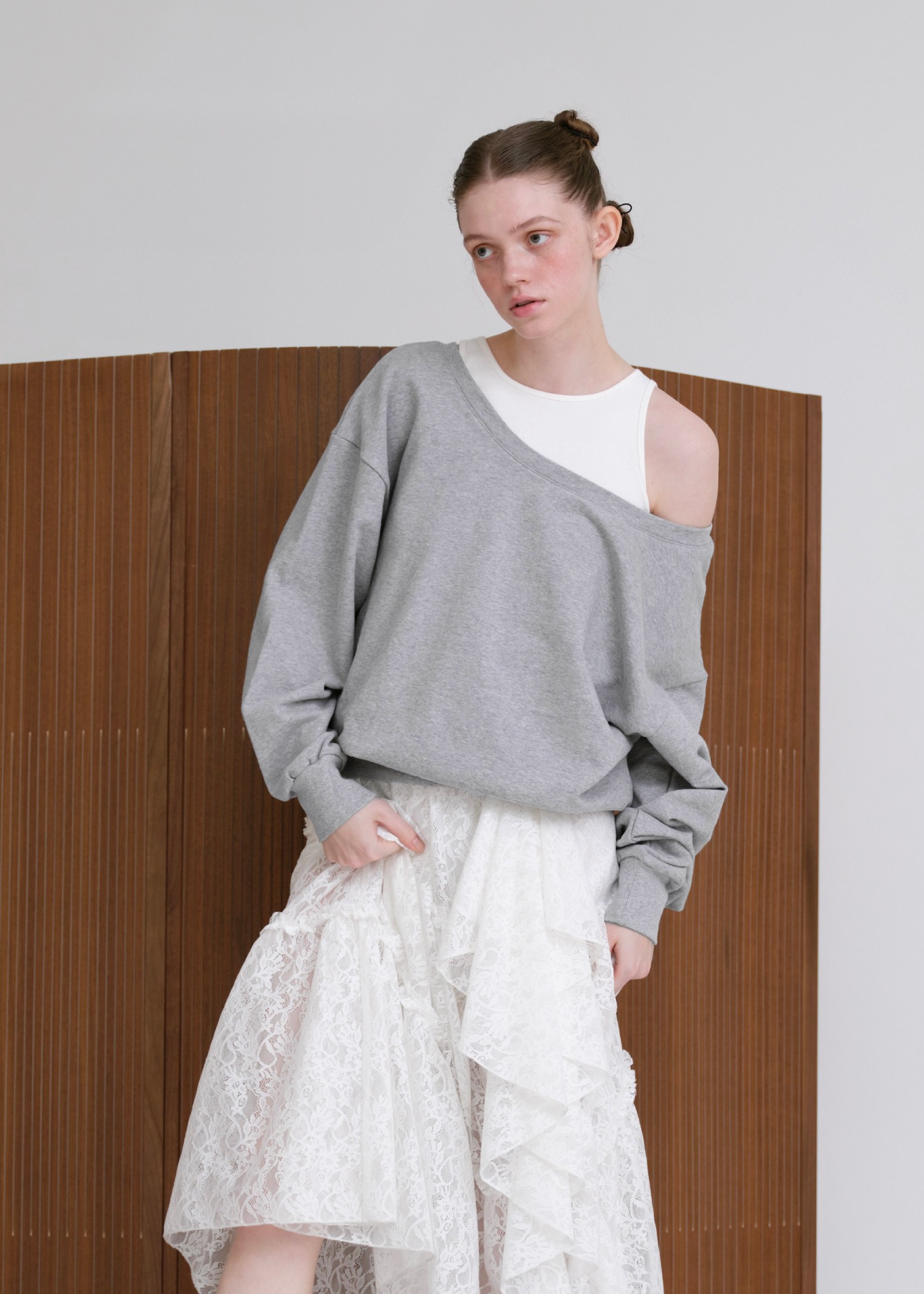 tank layered like sweat tops