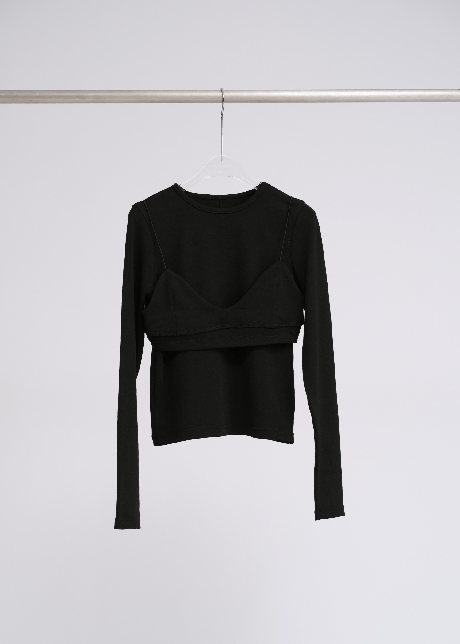 smooth decoration stitch long T