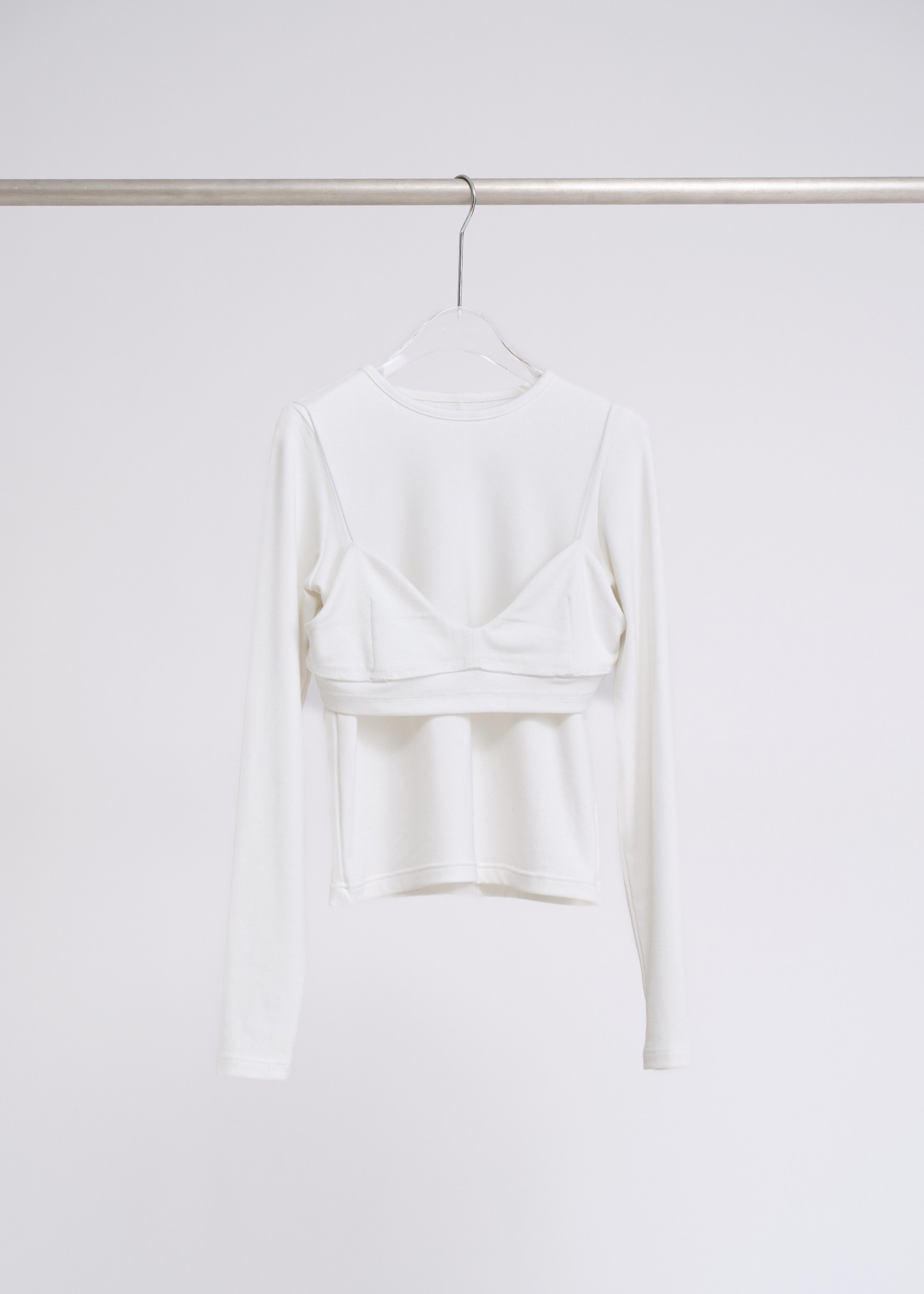 smooth decoration stitch long T