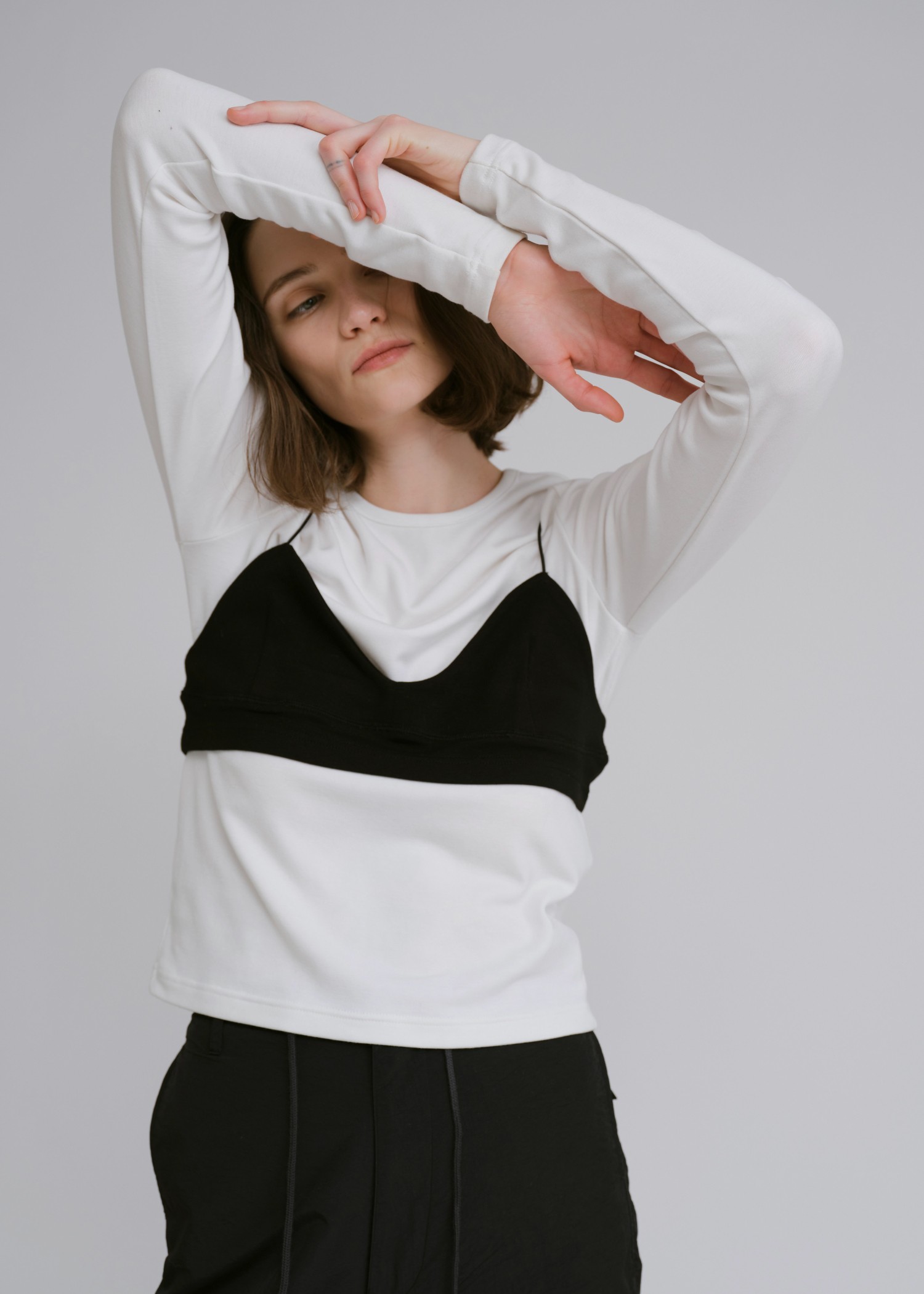 smooth decoration stitch long T