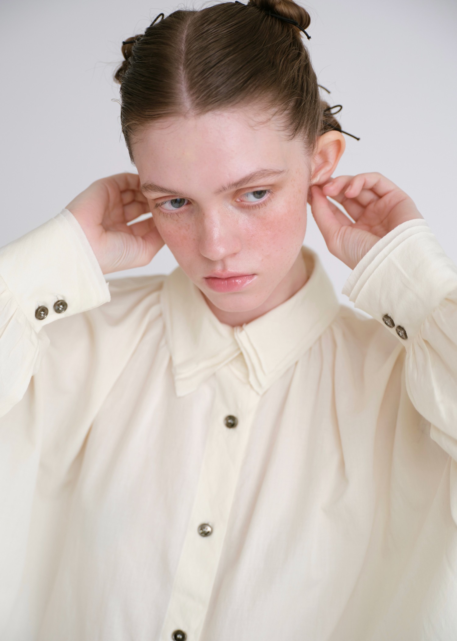 collar & cuffs triple layered over SH