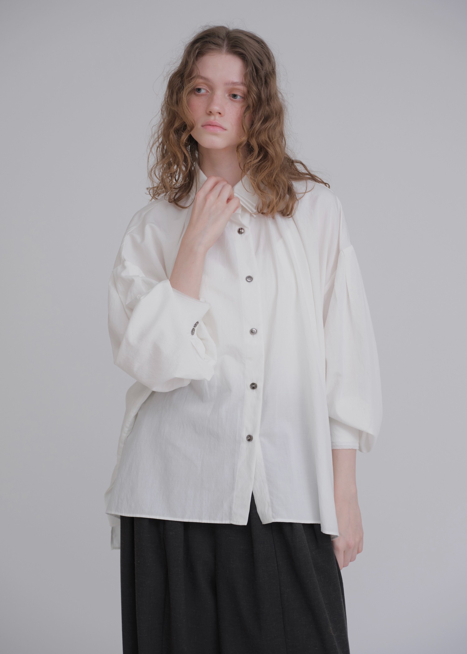 collar & cuffs triple layered over SH