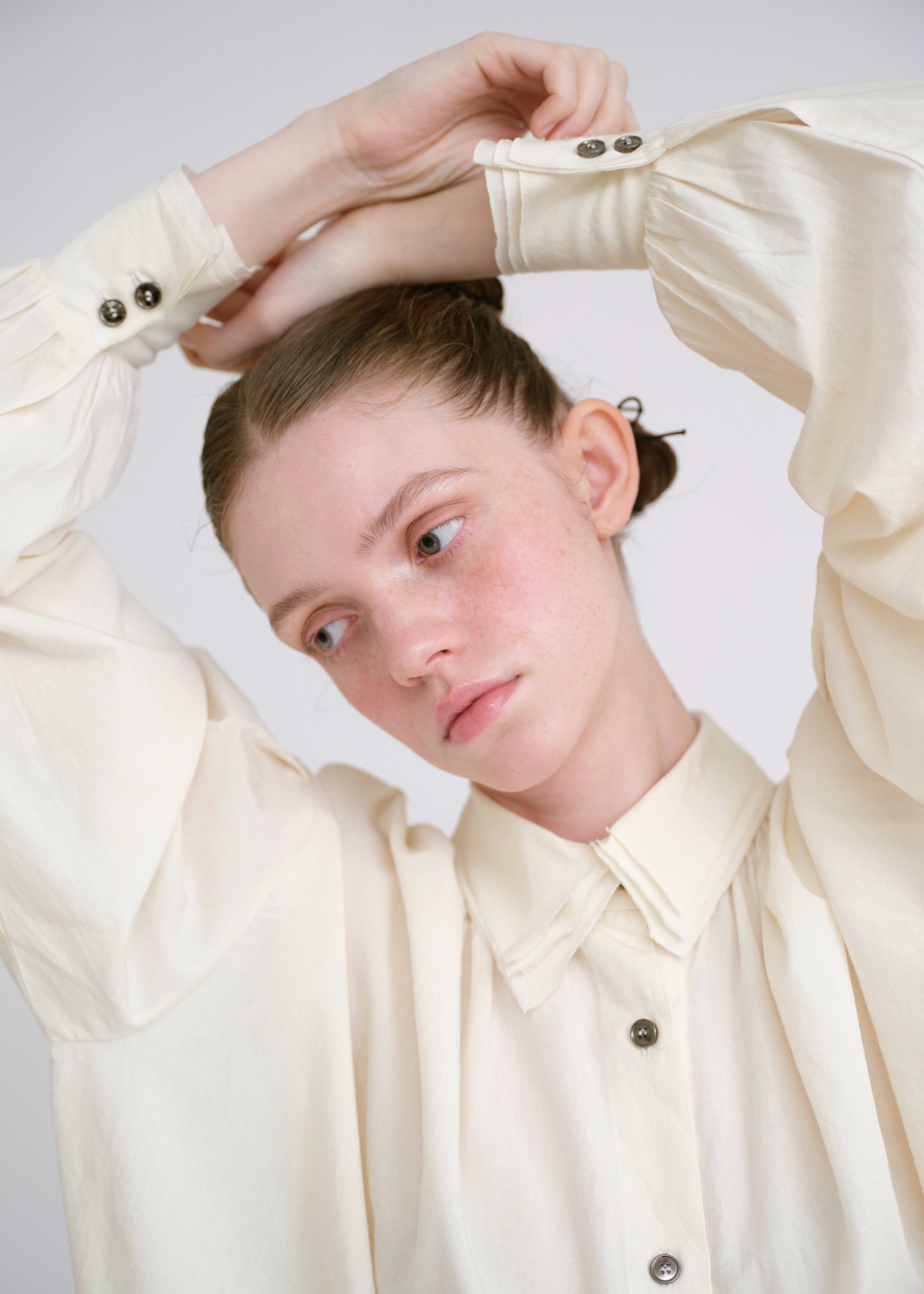 collar & cuffs triple layered over SH