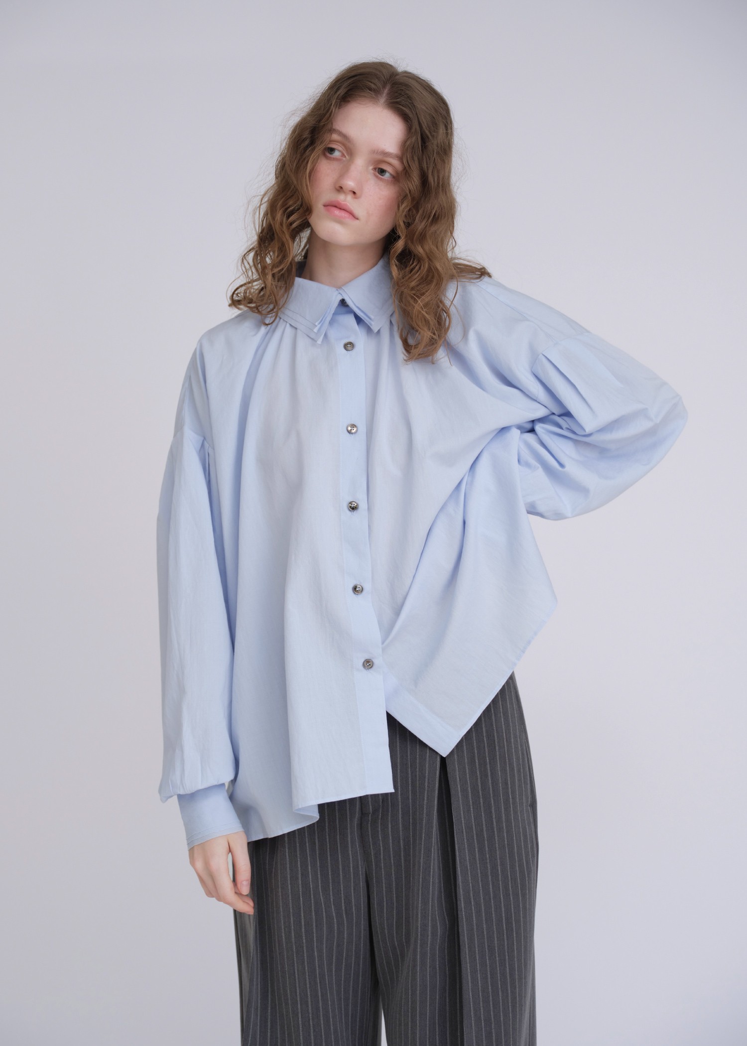 collar & cuffs triple layered over SH
