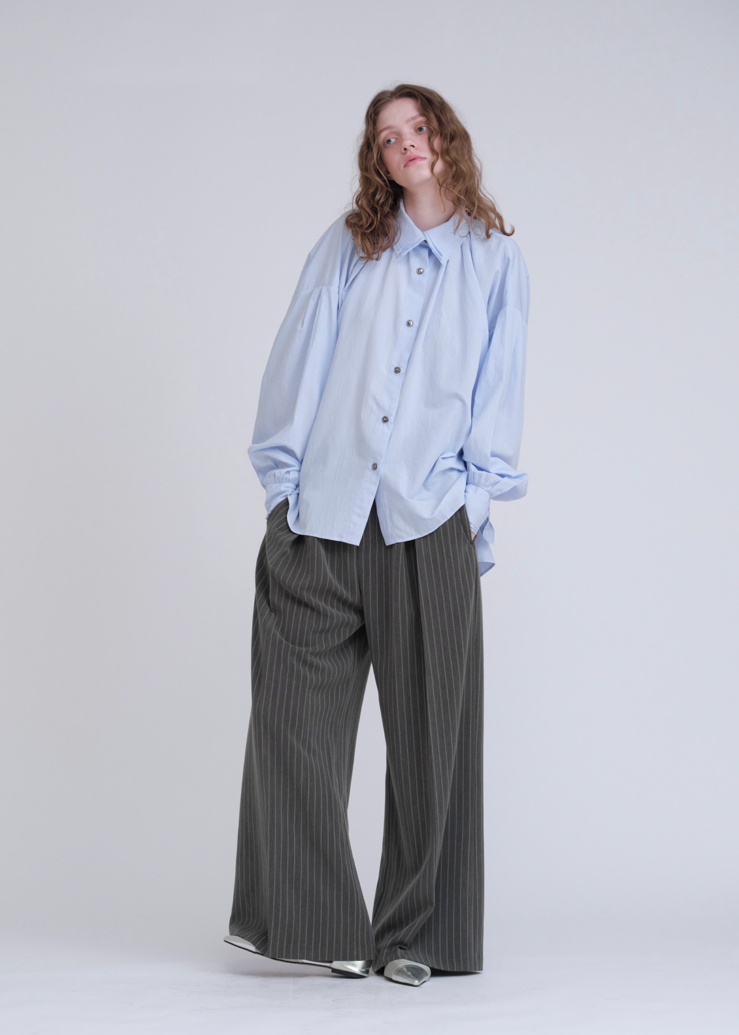 collar & cuffs triple layered over SH