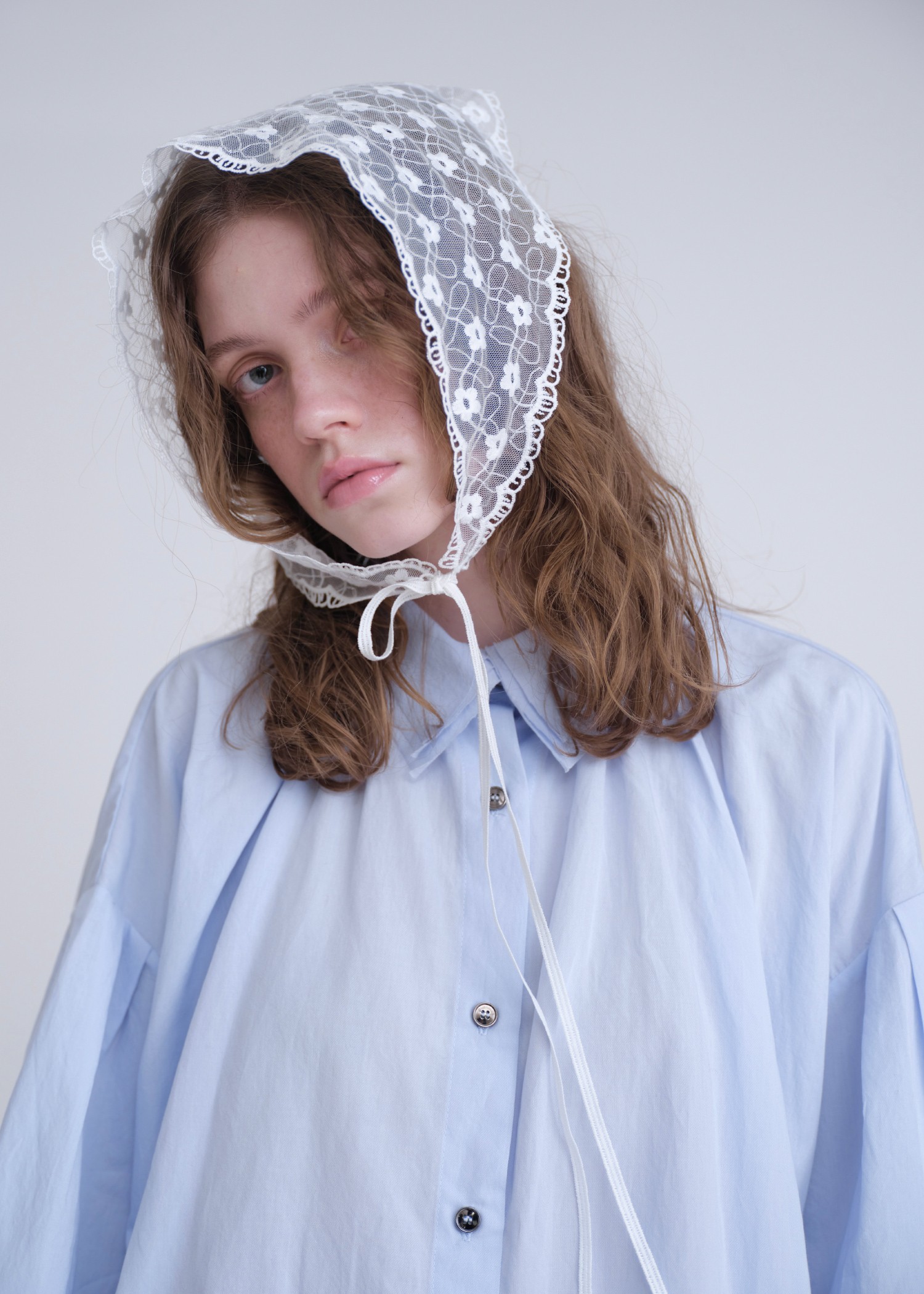 collar & cuffs triple layered over SH