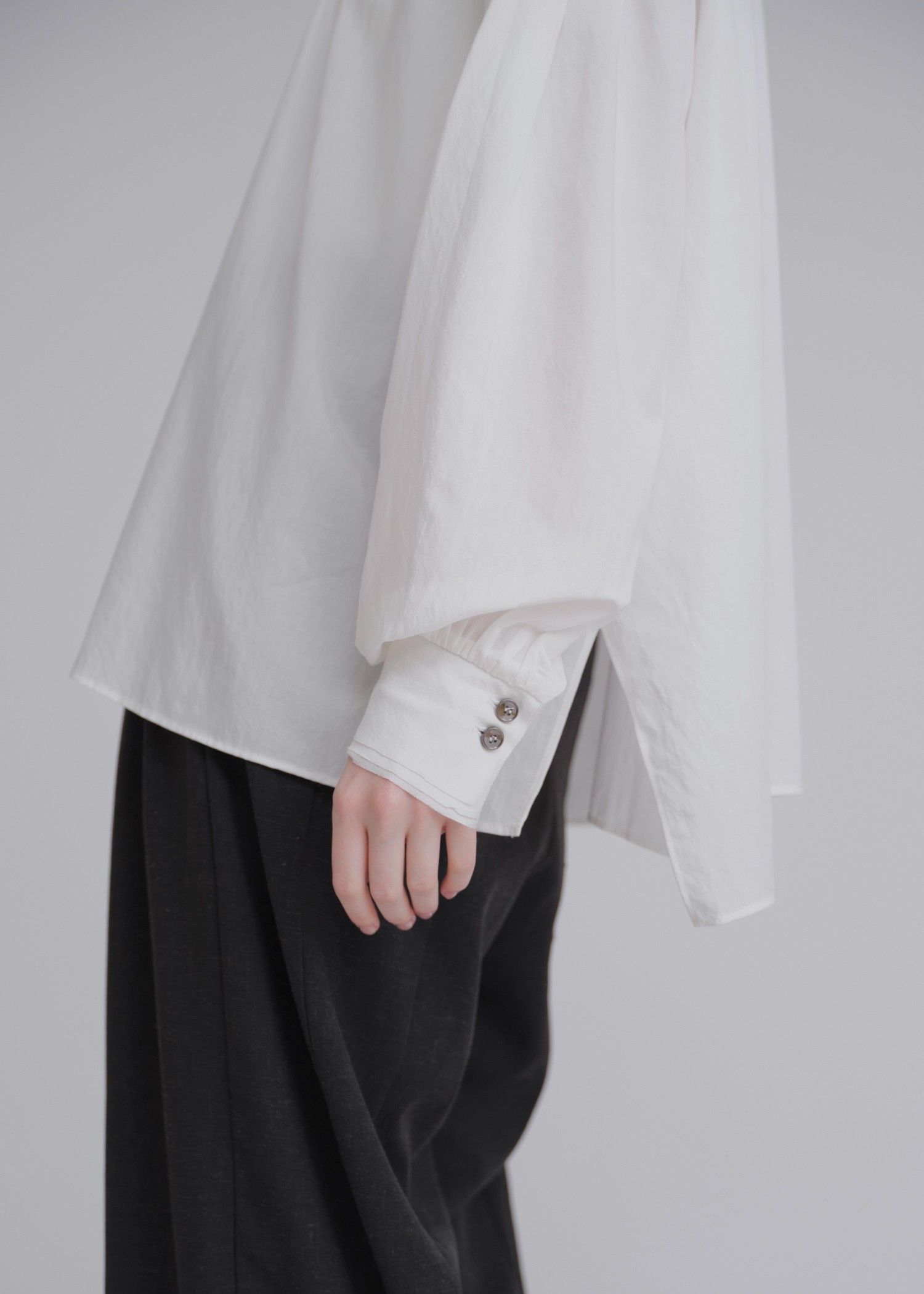 collar & cuffs triple layered over SH
