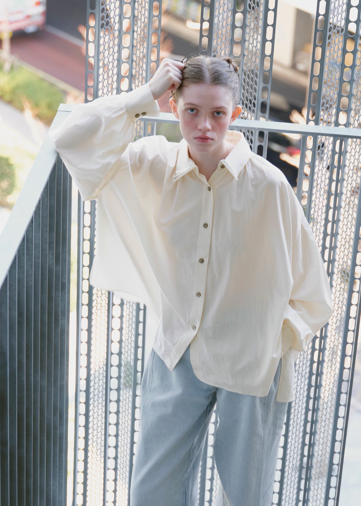 collar & cuffs triple layered over SH