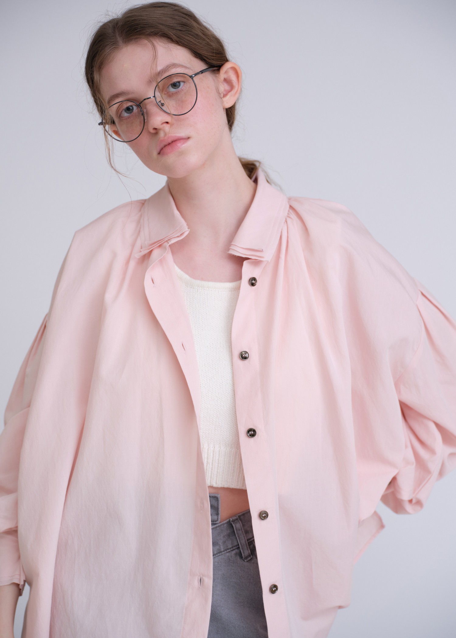 collar & cuffs triple layered over SH