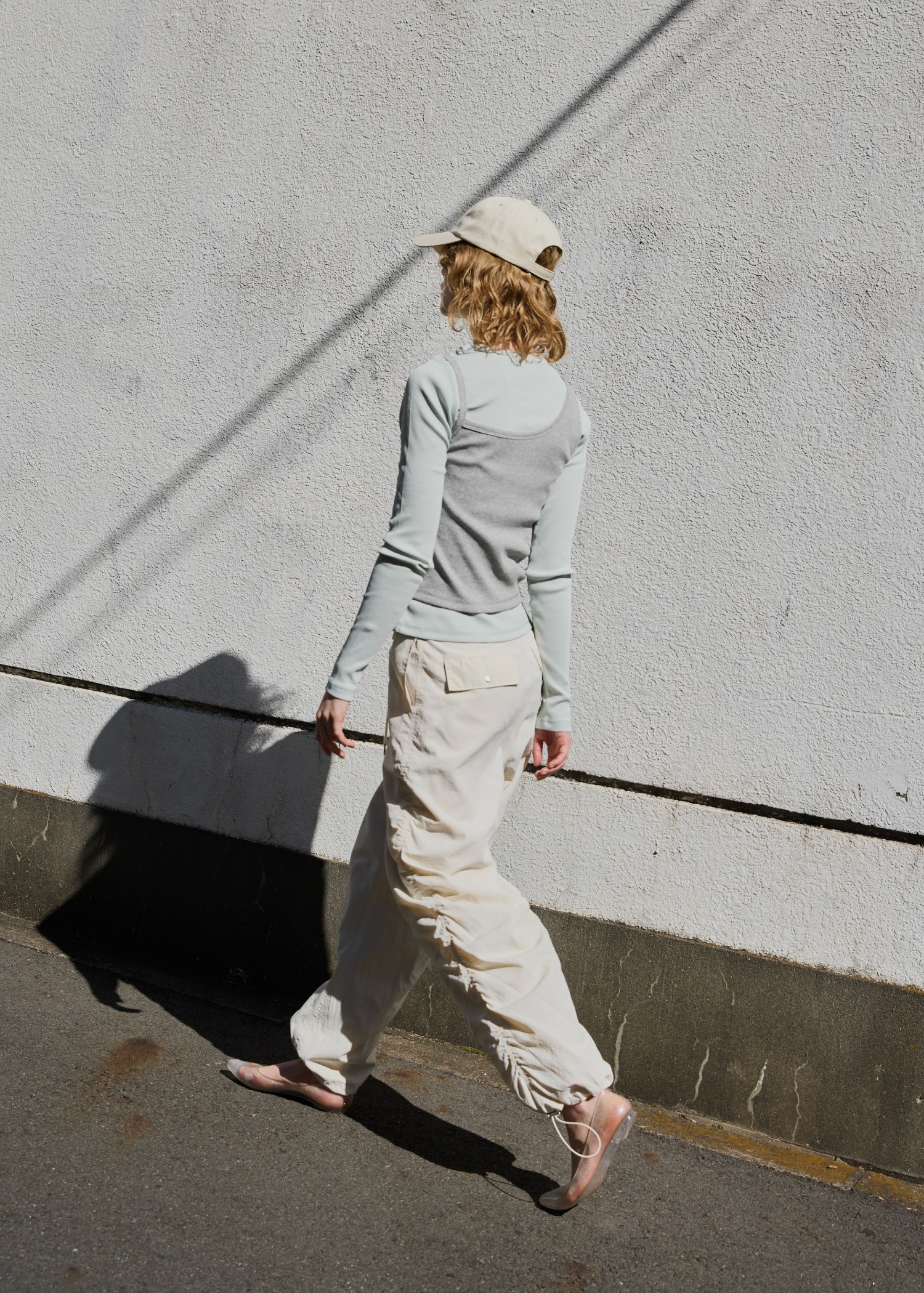 decoration stitch rib long T