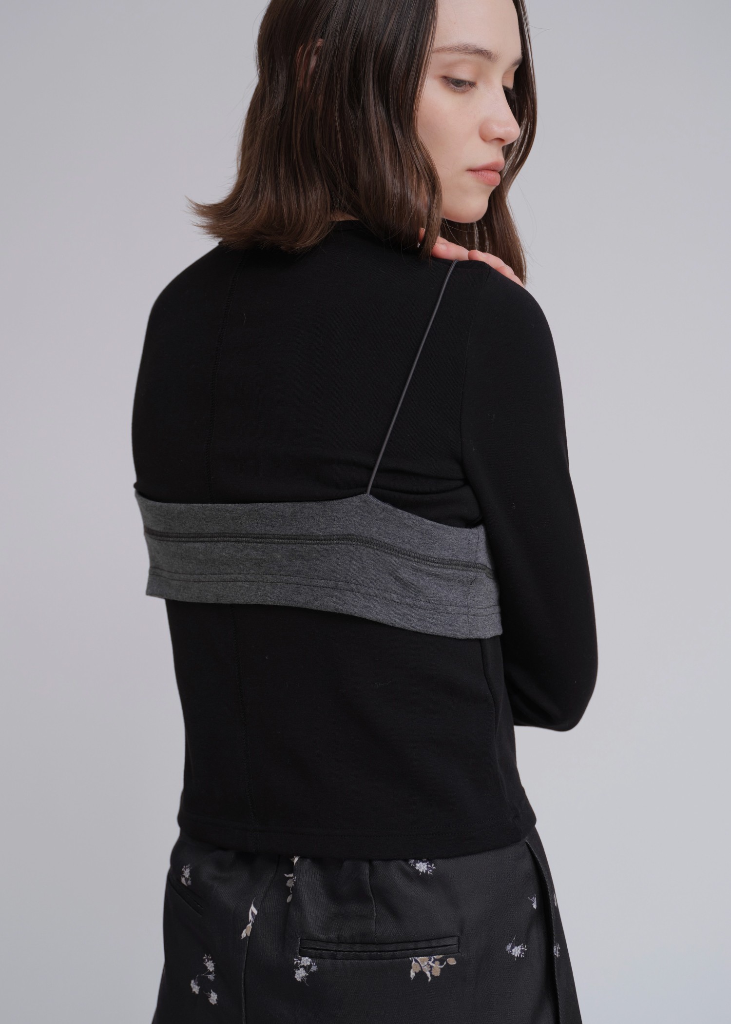 decoration stitch smooth bustier