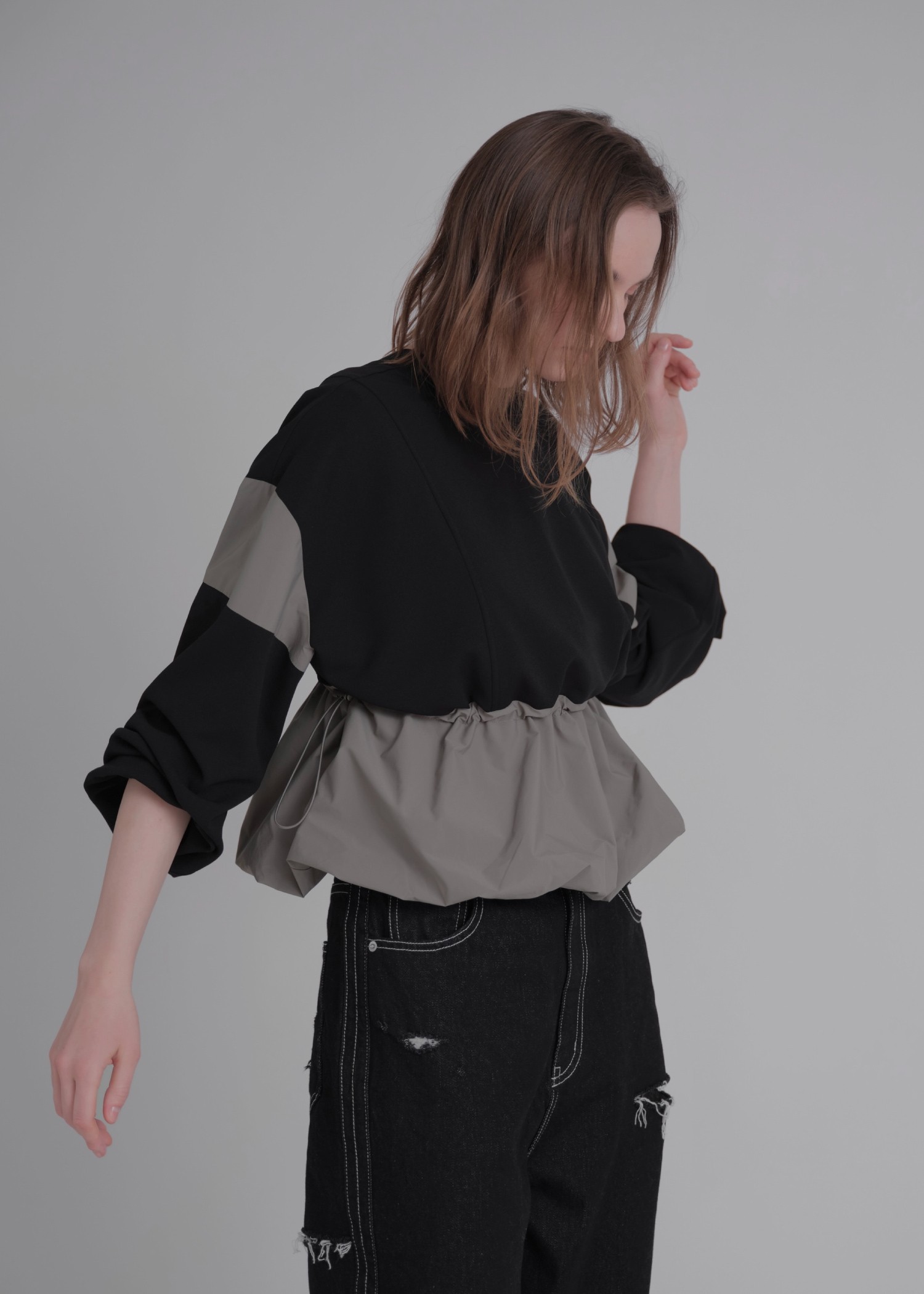 color schem drawstring balloon tops