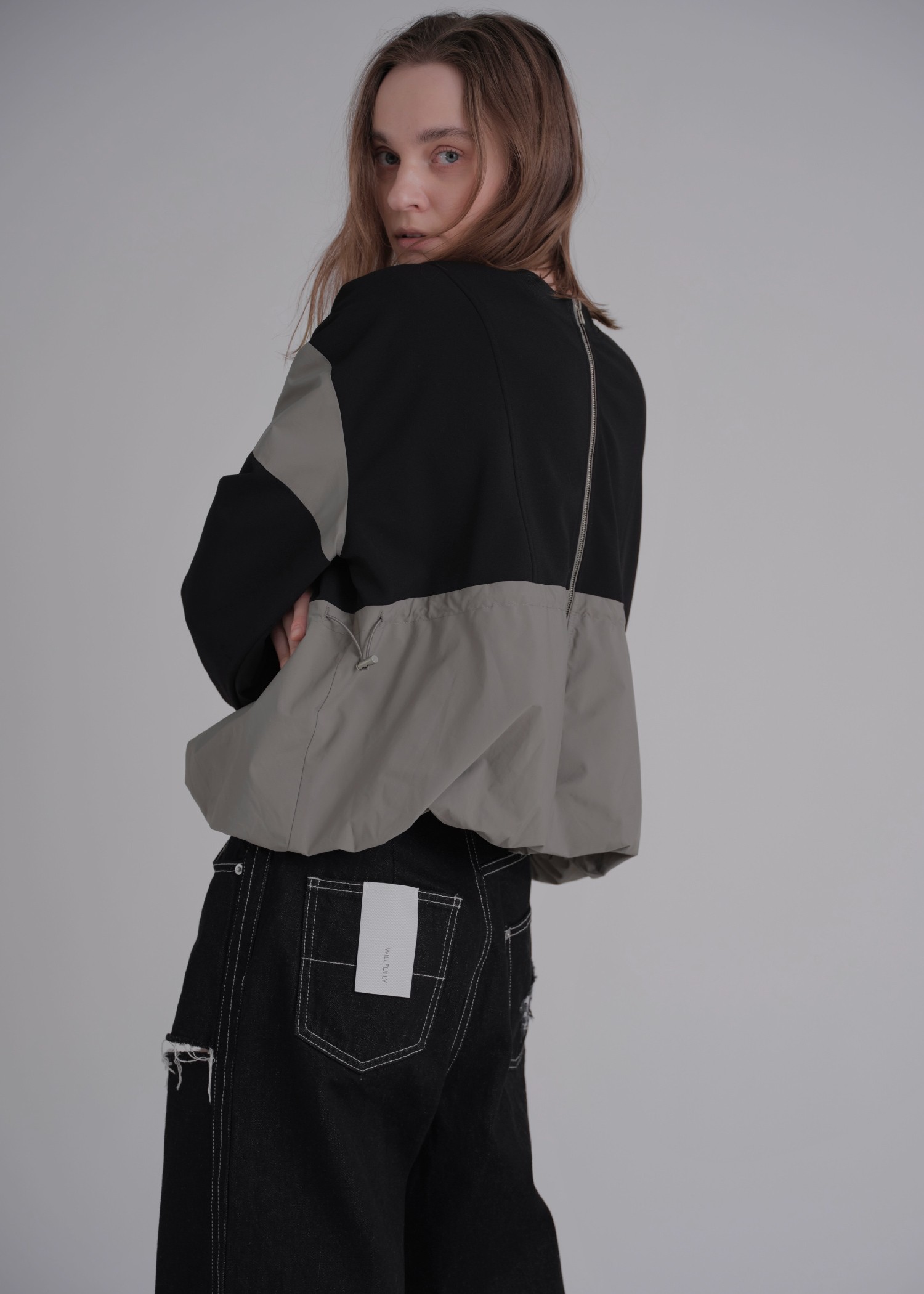 color schem drawstring balloon tops