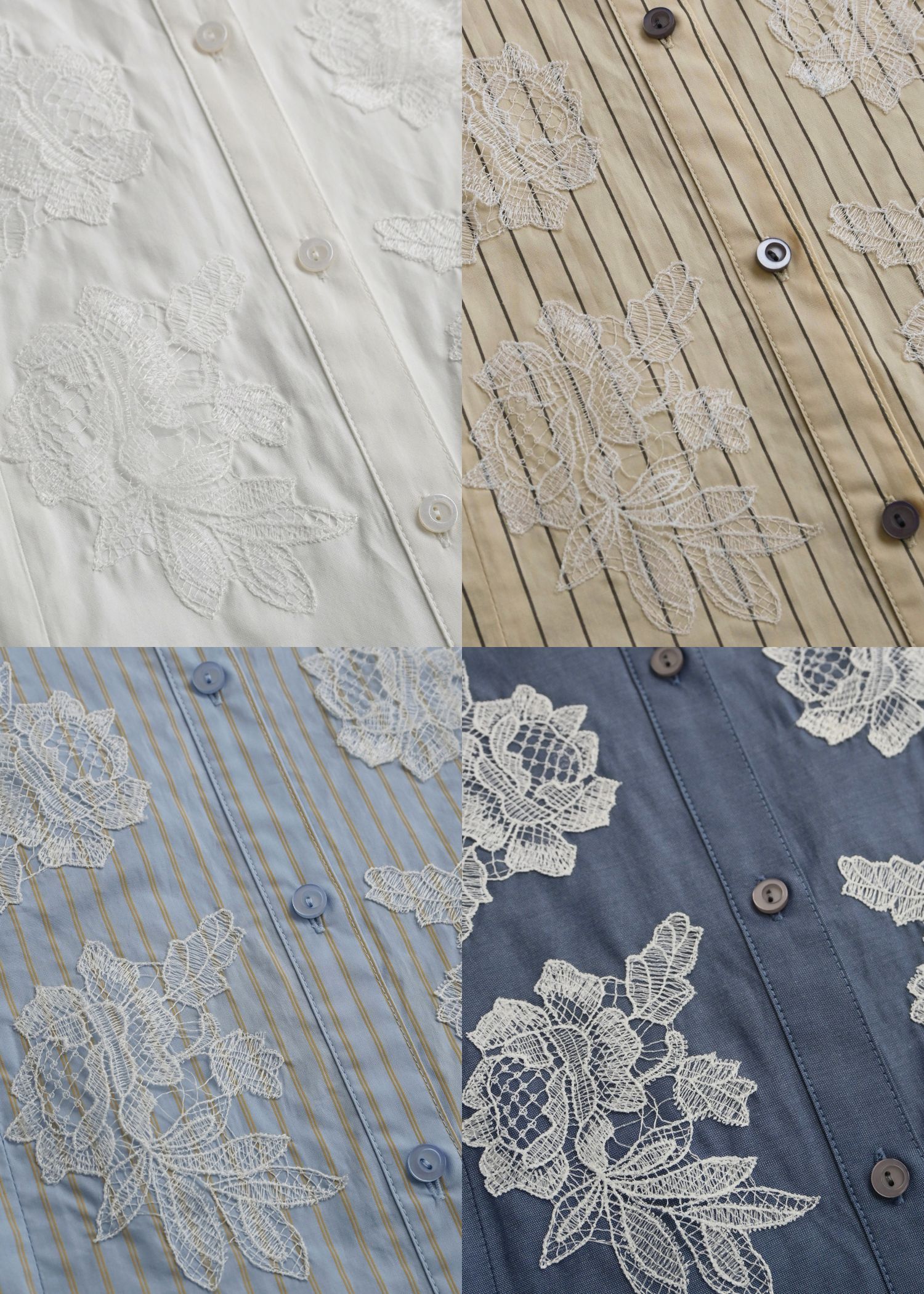 hem tuck motif lace short SH