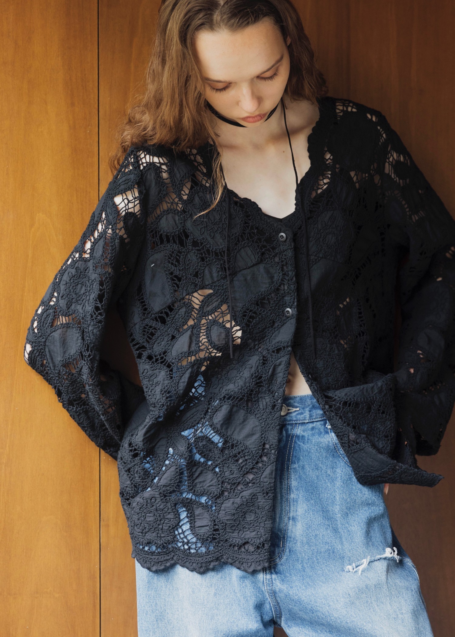 最終値下げ/未使用/ willfully / スカラップパッチワークレースシャツ WILLFULLY official web store（ウィルフリーコウシキツウハン