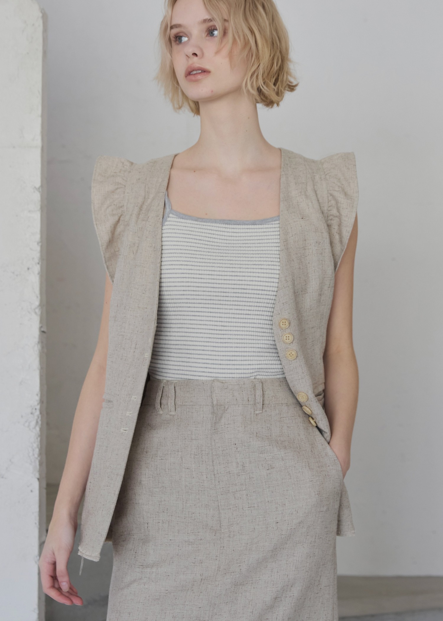 border bi color camisole