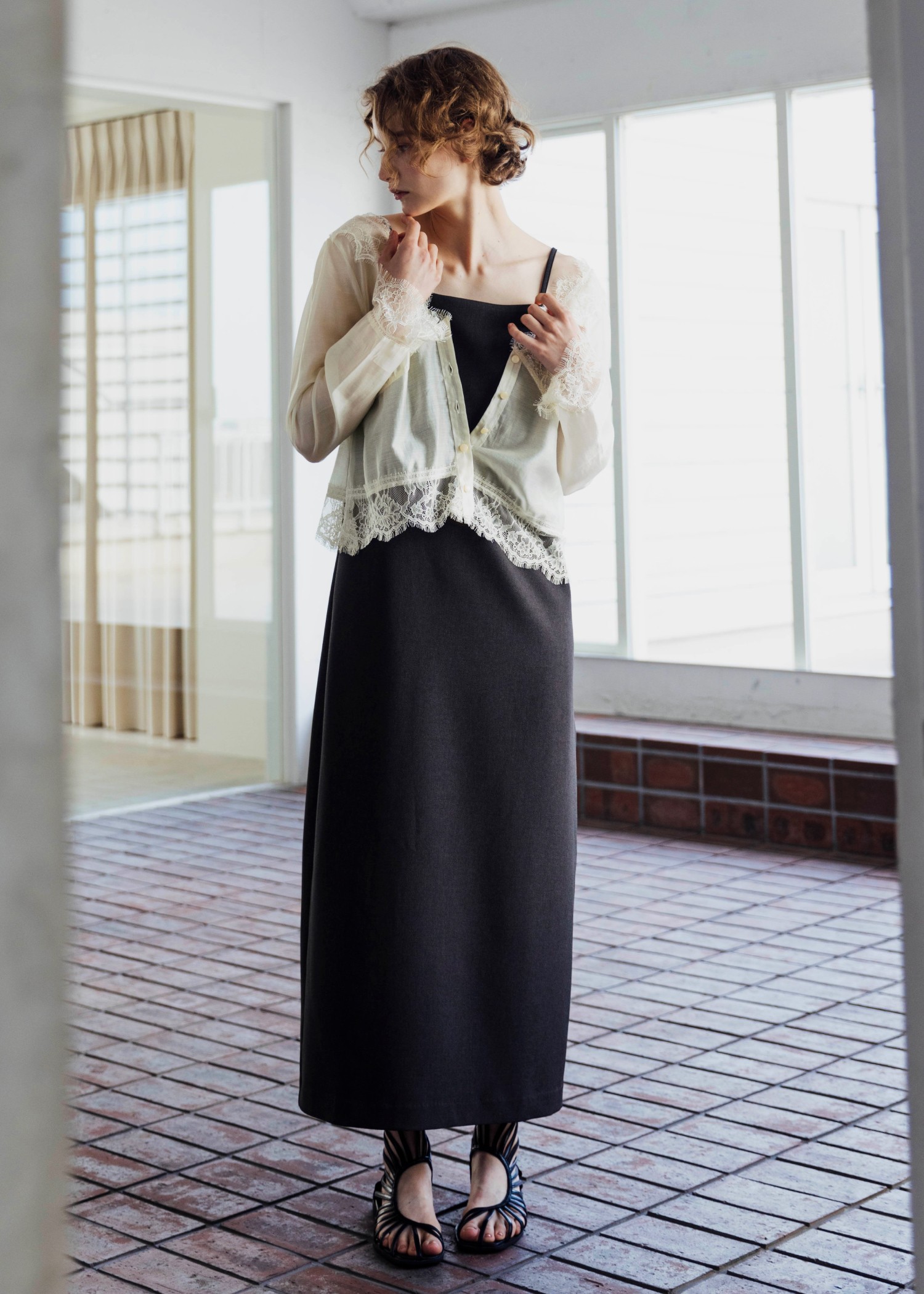 極美品✨ドゥロワー ウールプレスパンツ 異素材 切替 シルク 濃紺 黒34 楽天市場】シルク100%（ブランドドゥロワー）（パンツ｜ボトムス