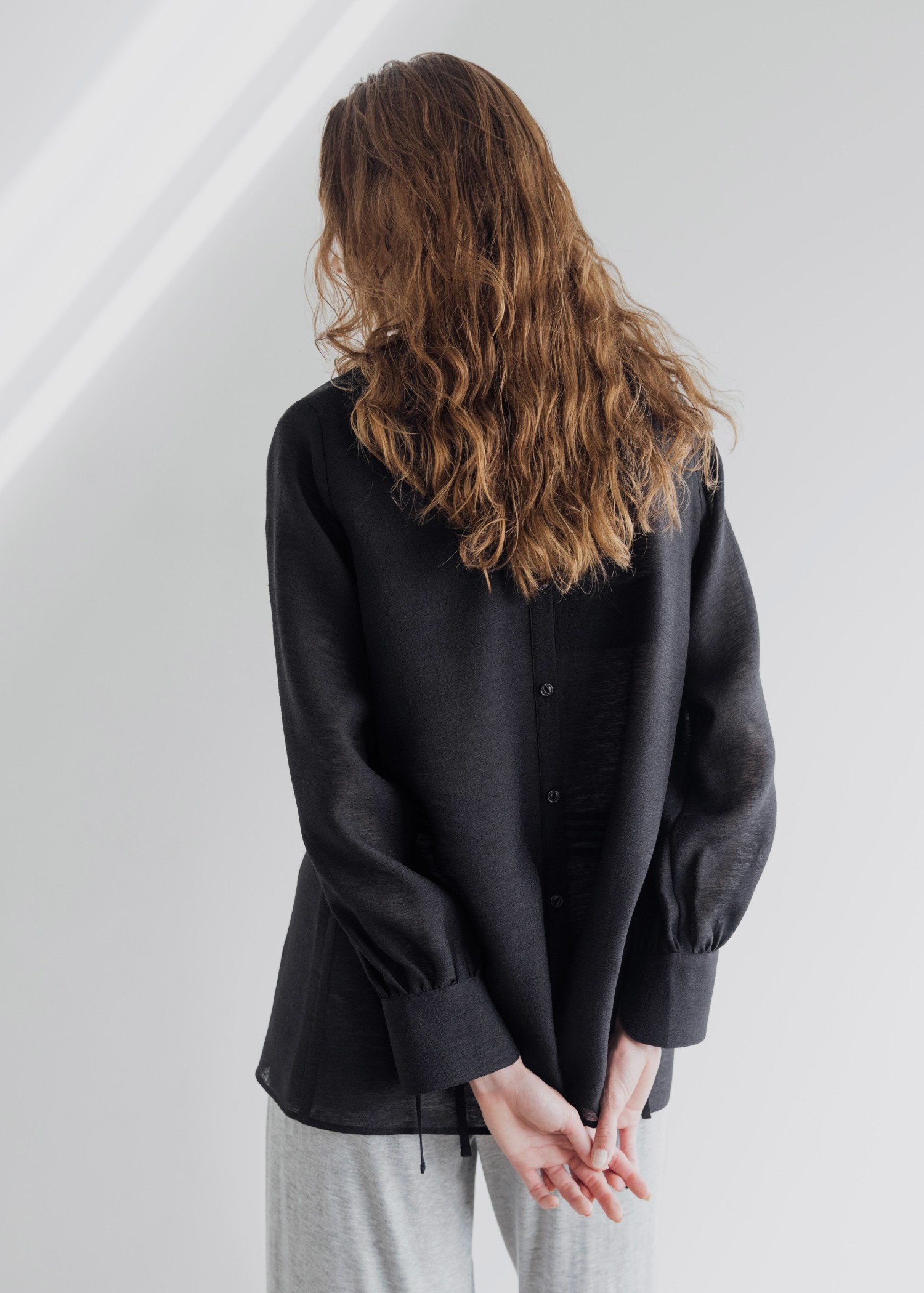 asymmetry layered sheer BL