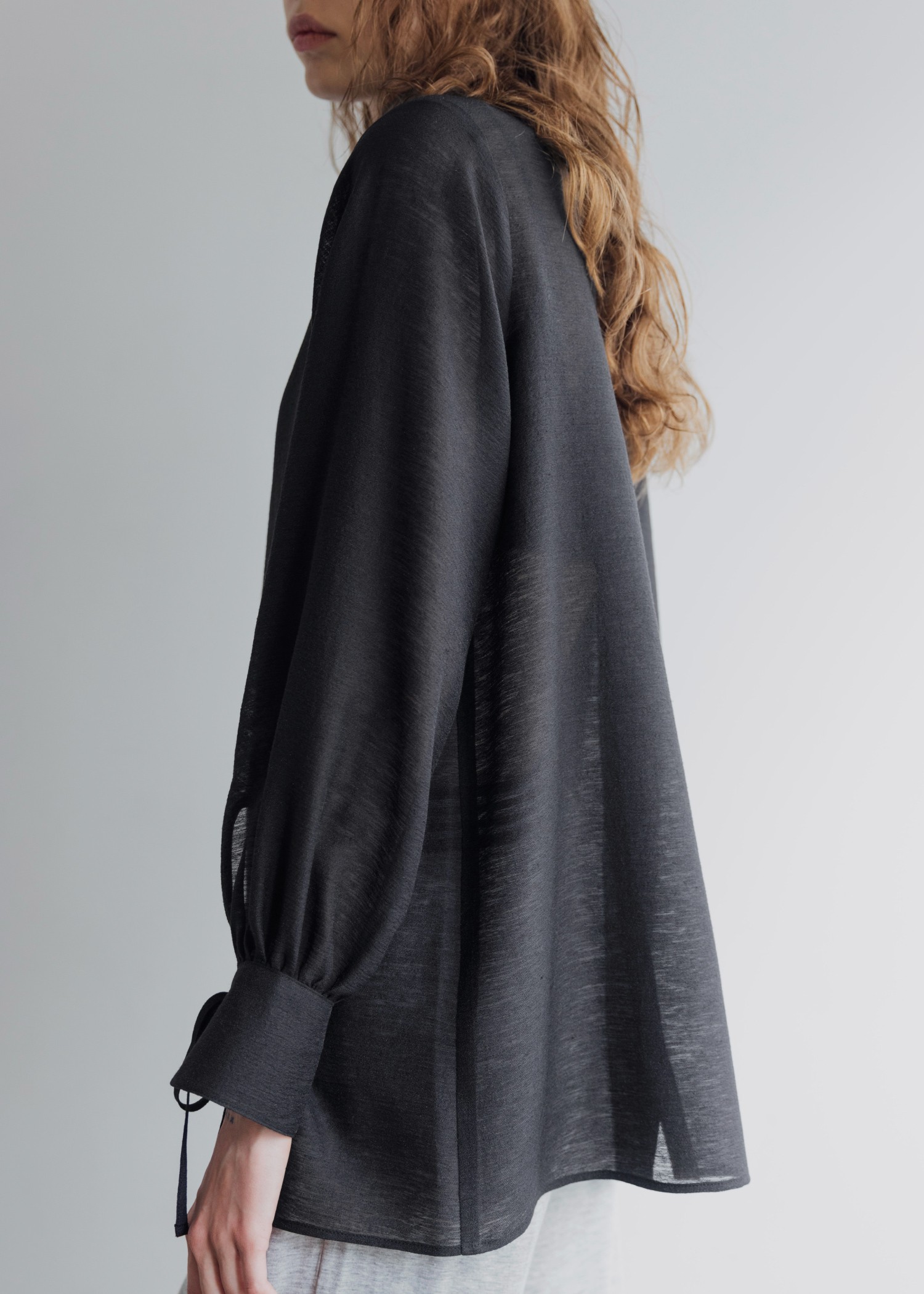 asymmetry layered sheer BL