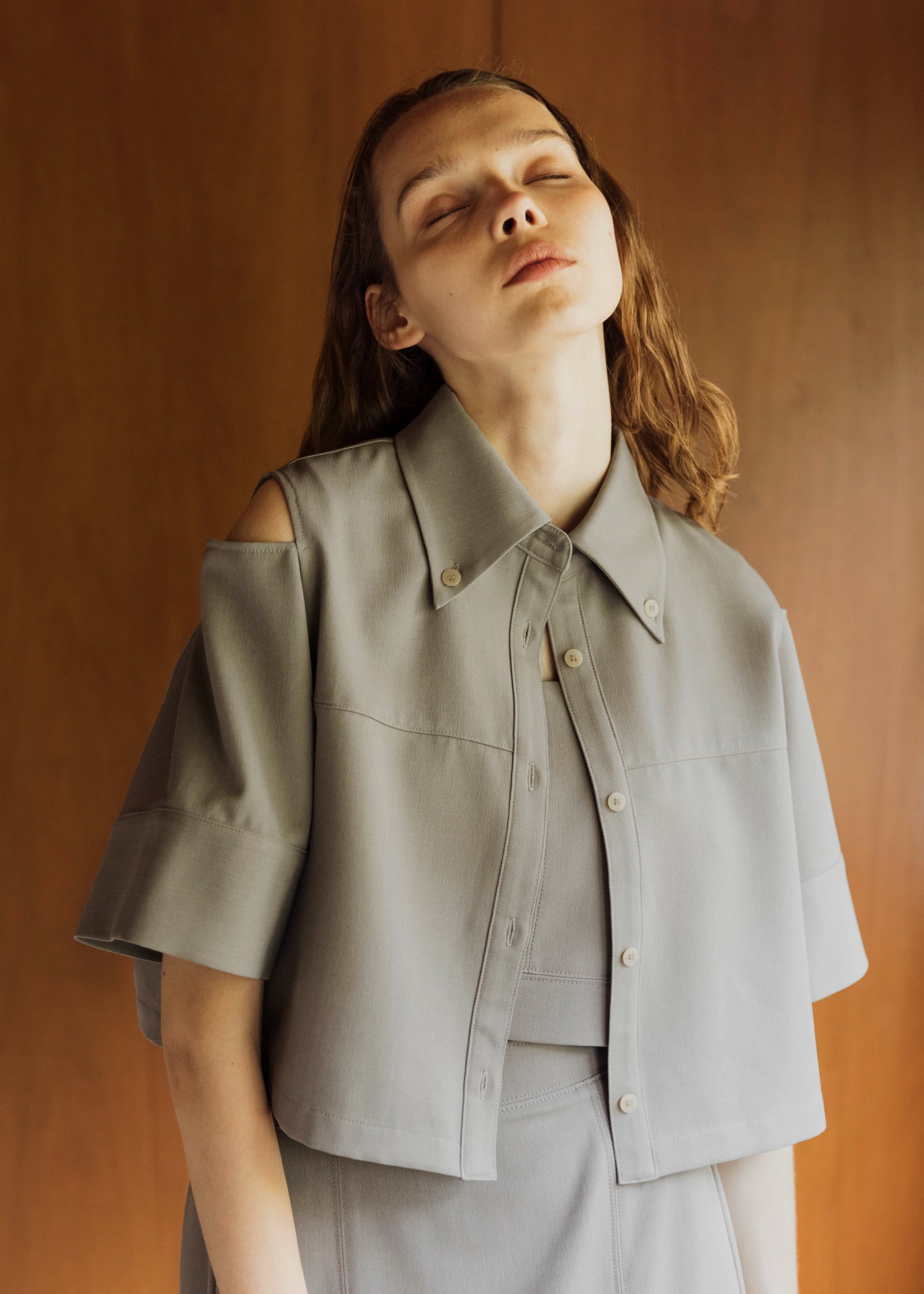 shoulder open short birdseye SH