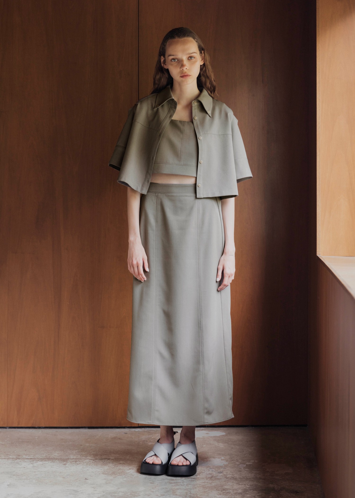 shoulder open short birdseye SH