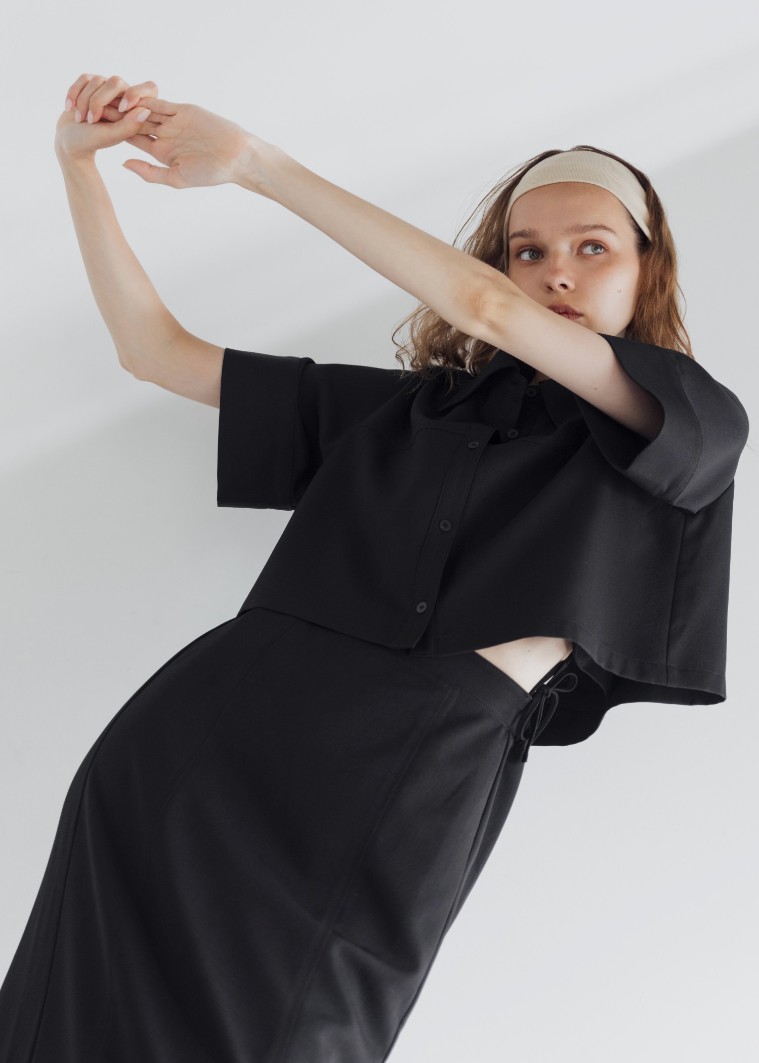 shoulder open short birdseye SH