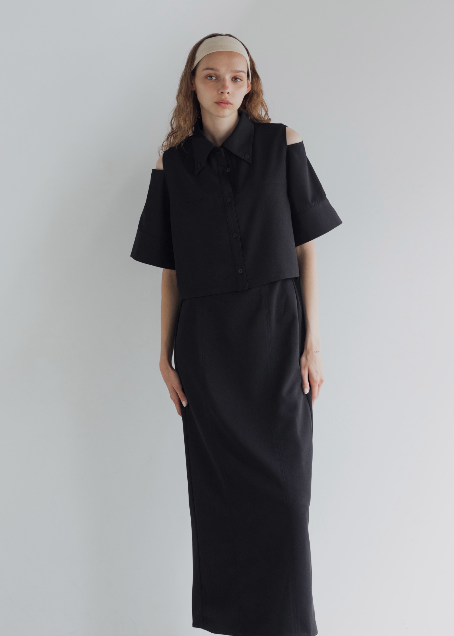 shoulder open short birdseye SH