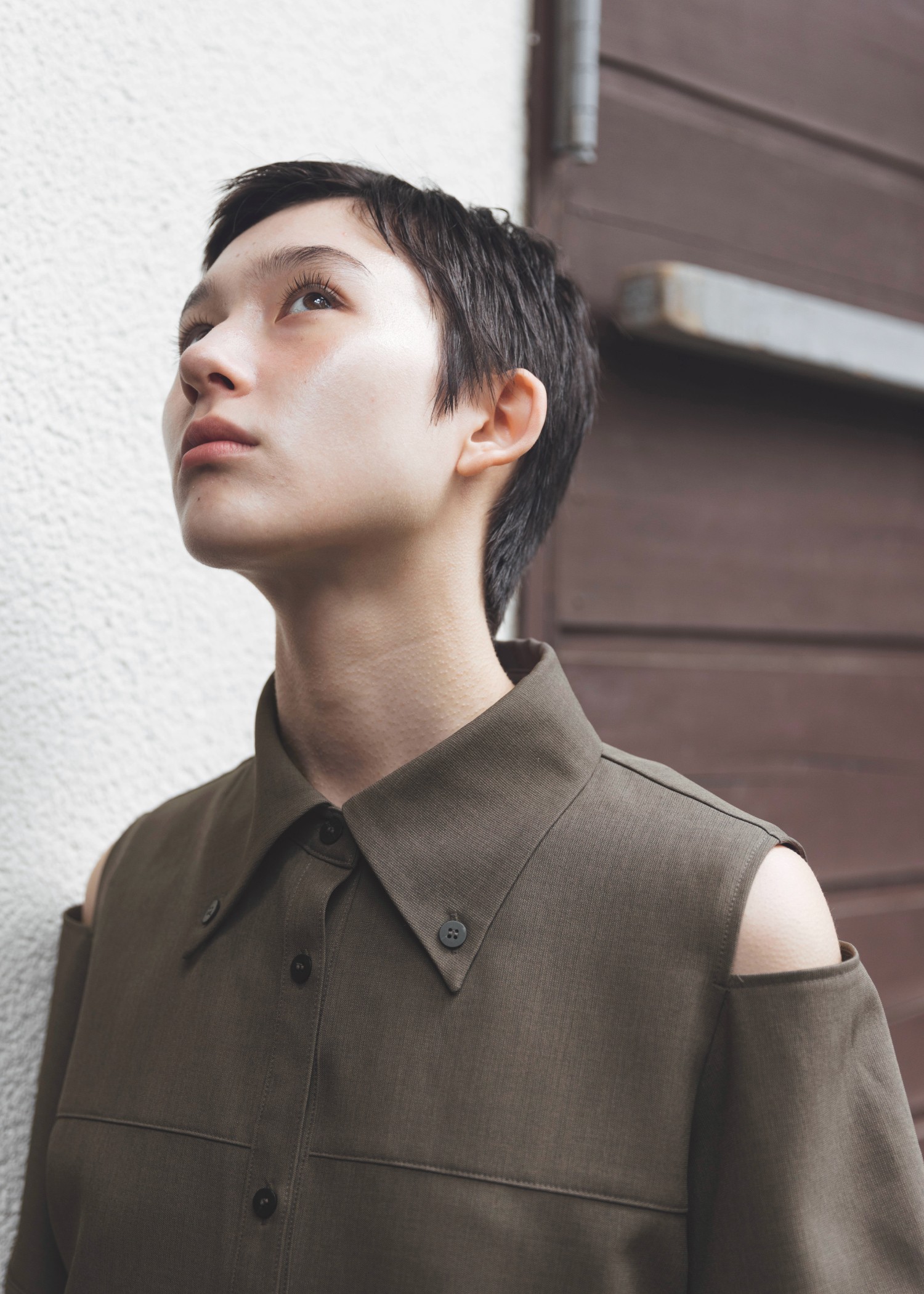 shoulder open short birdseye SH