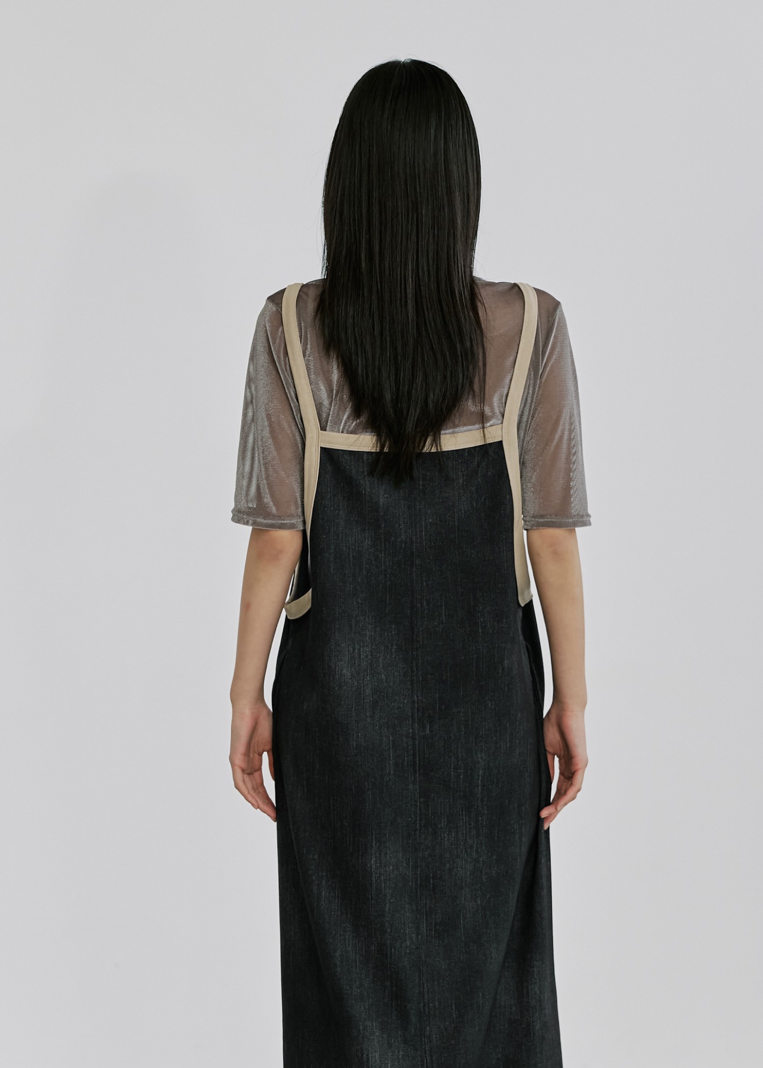 velour mesh tulle half sleeve tops