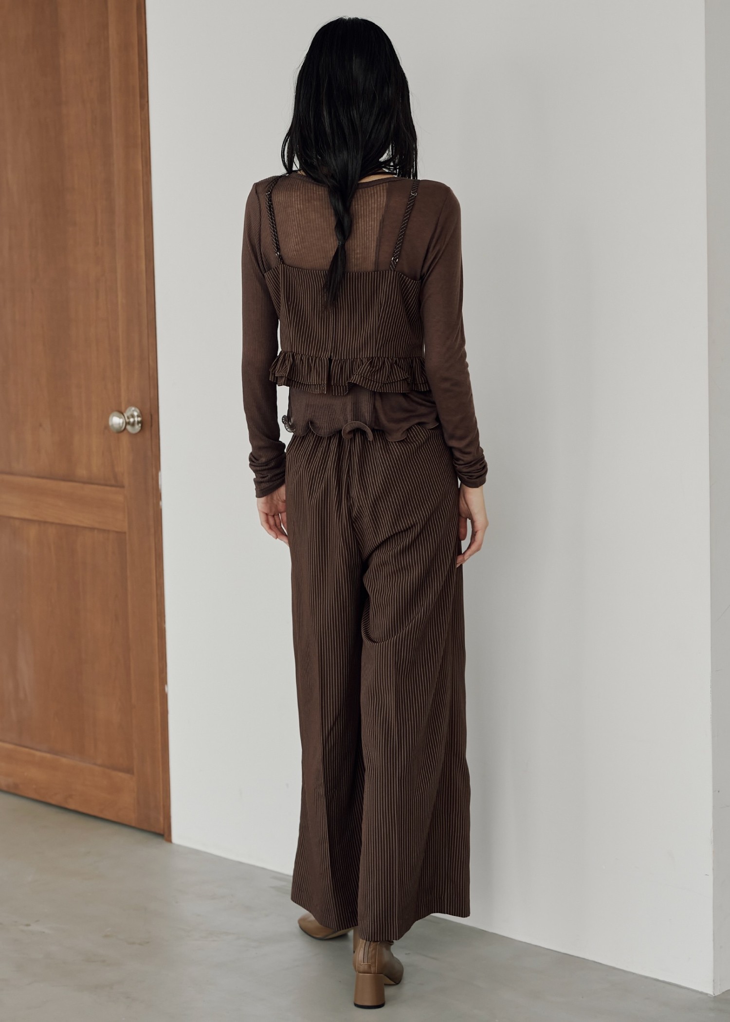 hem mellow sheer assort fabric tops