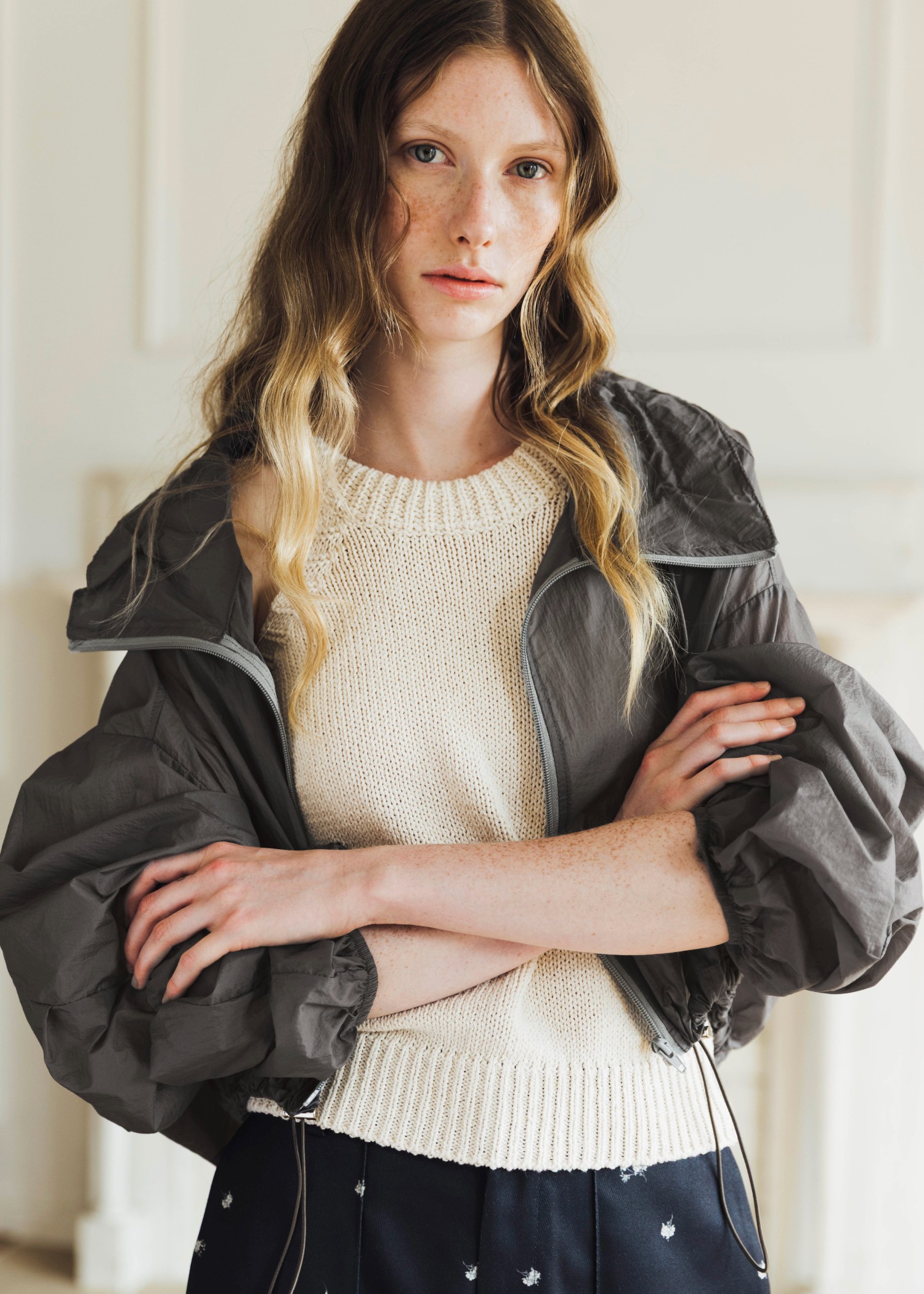 sheer nylon drawstring tops