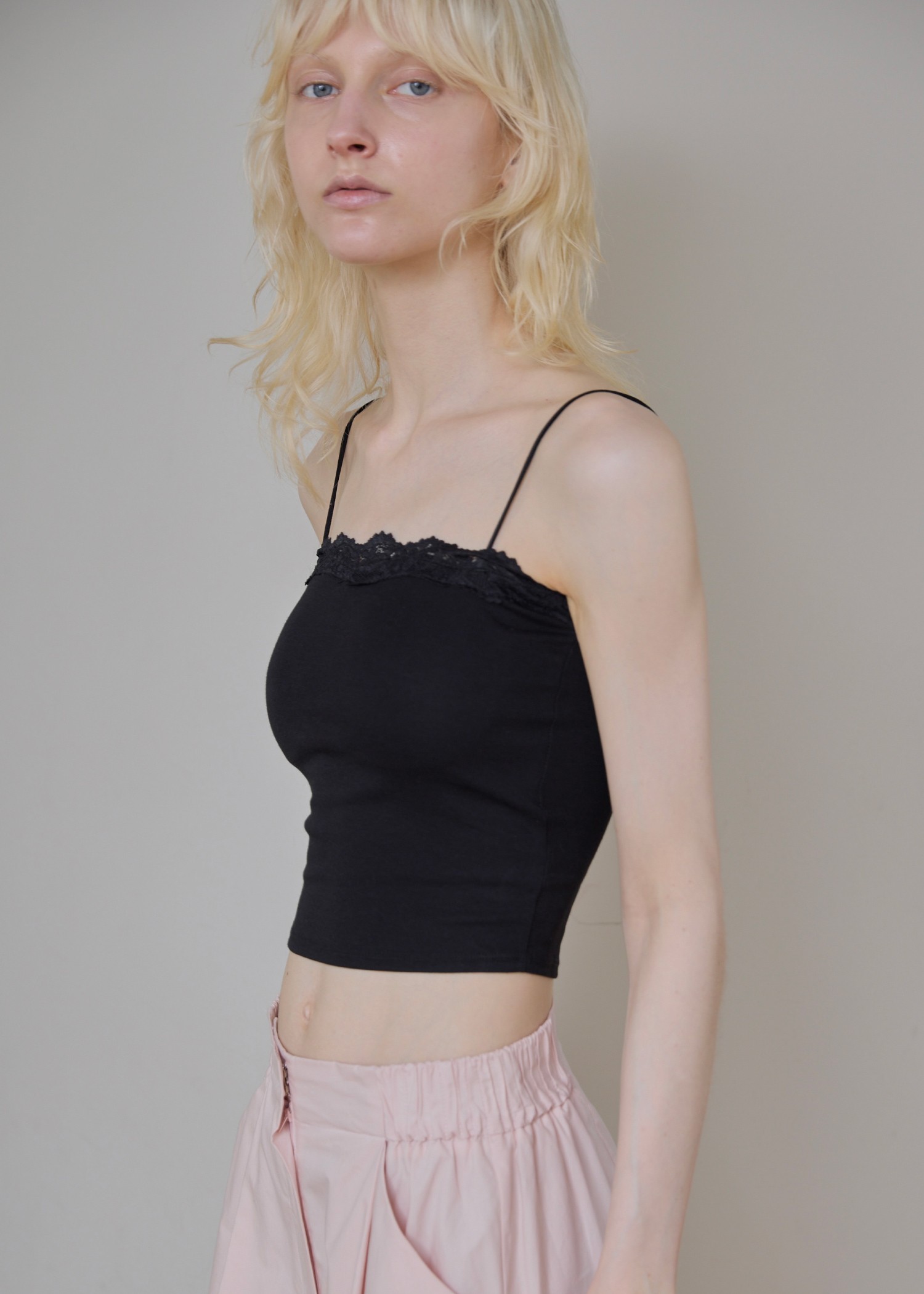 cut and sew lace cup in cami