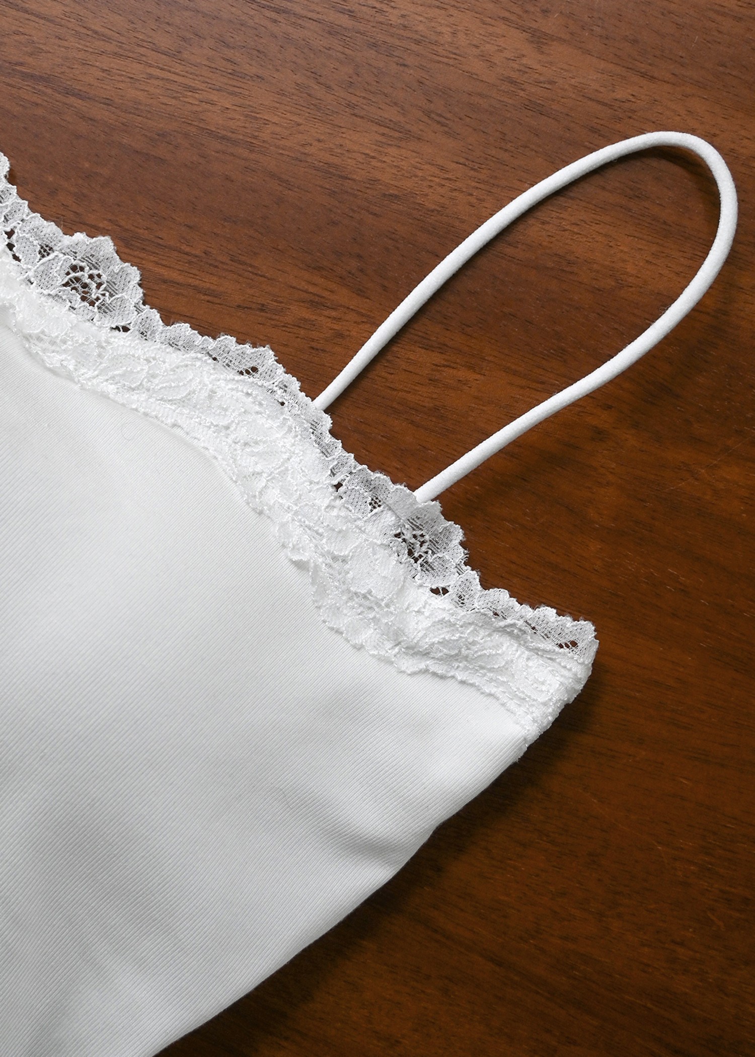 cut and sew lace cup in cami