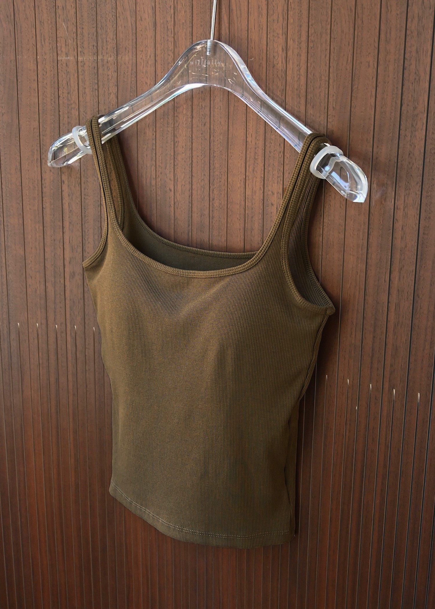 narrow shoulder cup in cami tank