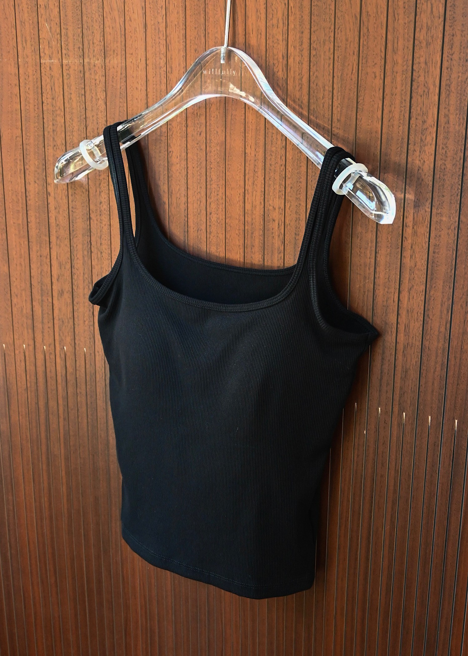 narrow shoulder cup in cami tank
