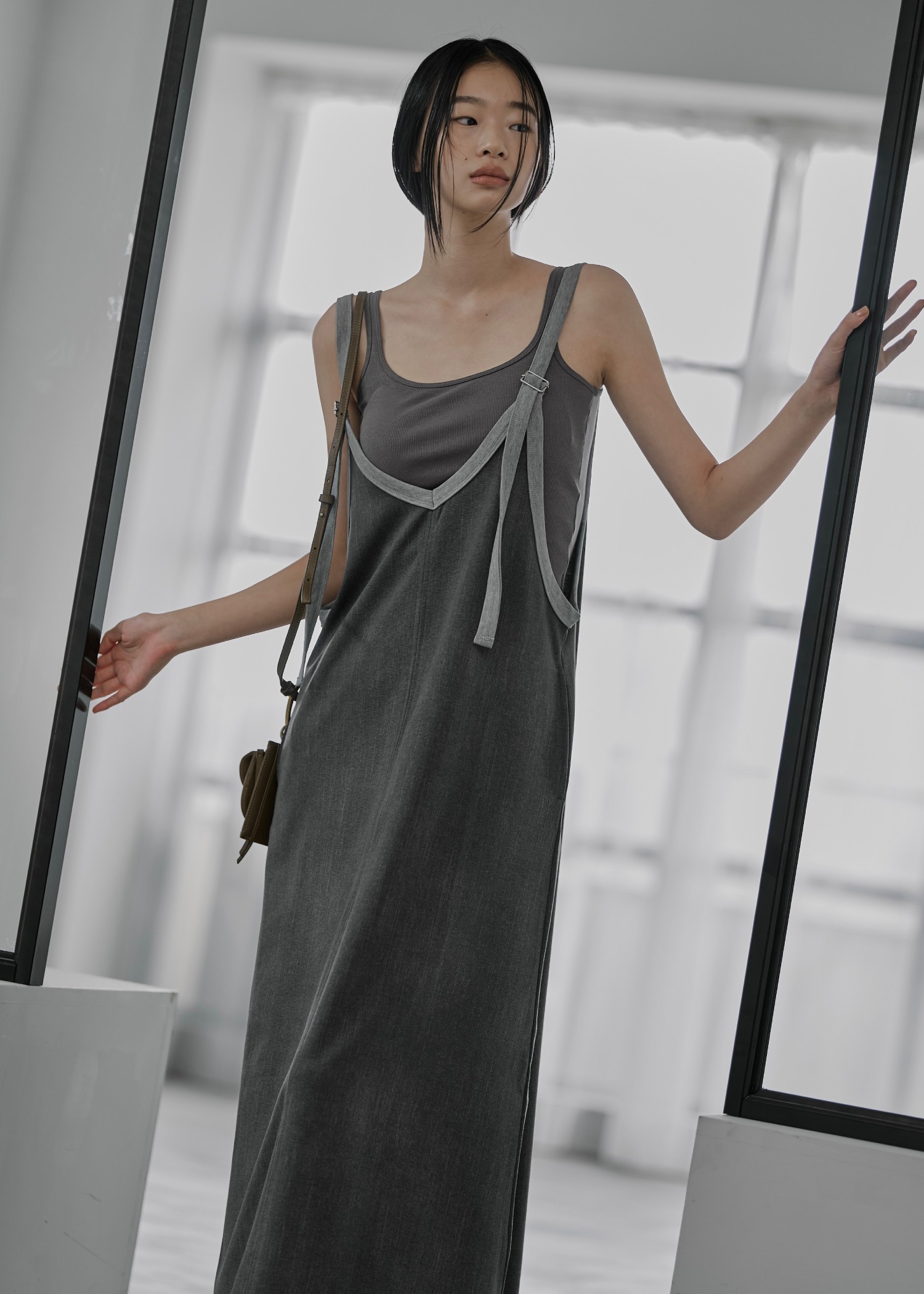 narrow shoulder cup in cami tank