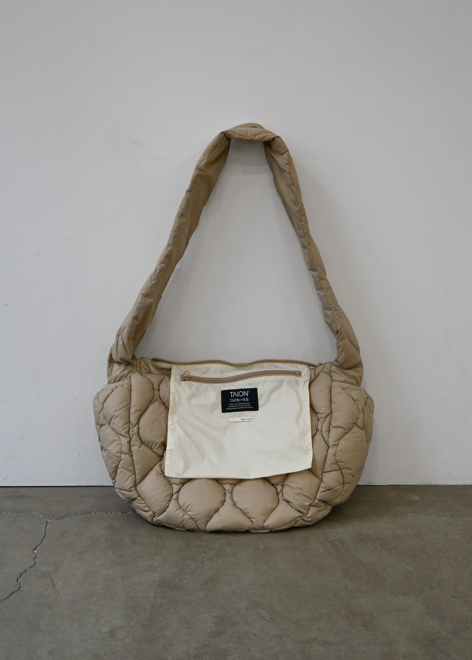 【TAION × WILLFULLY】quilting shoulder down bag