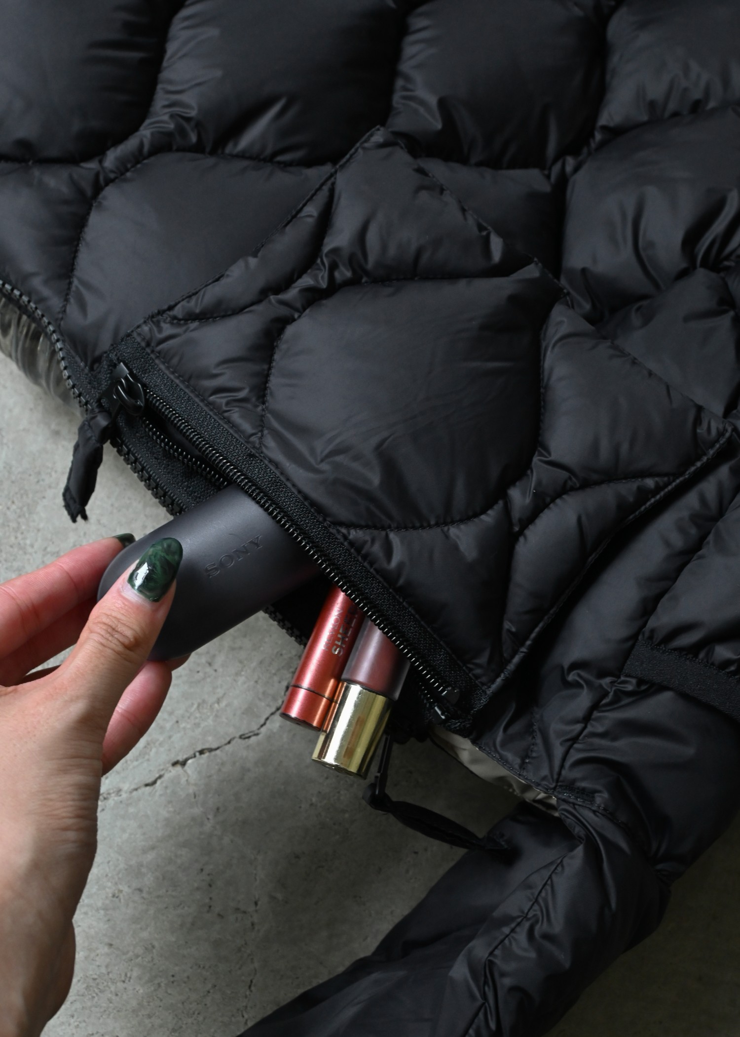 【TAION × WILLFULLY】quilting shoulder down bag