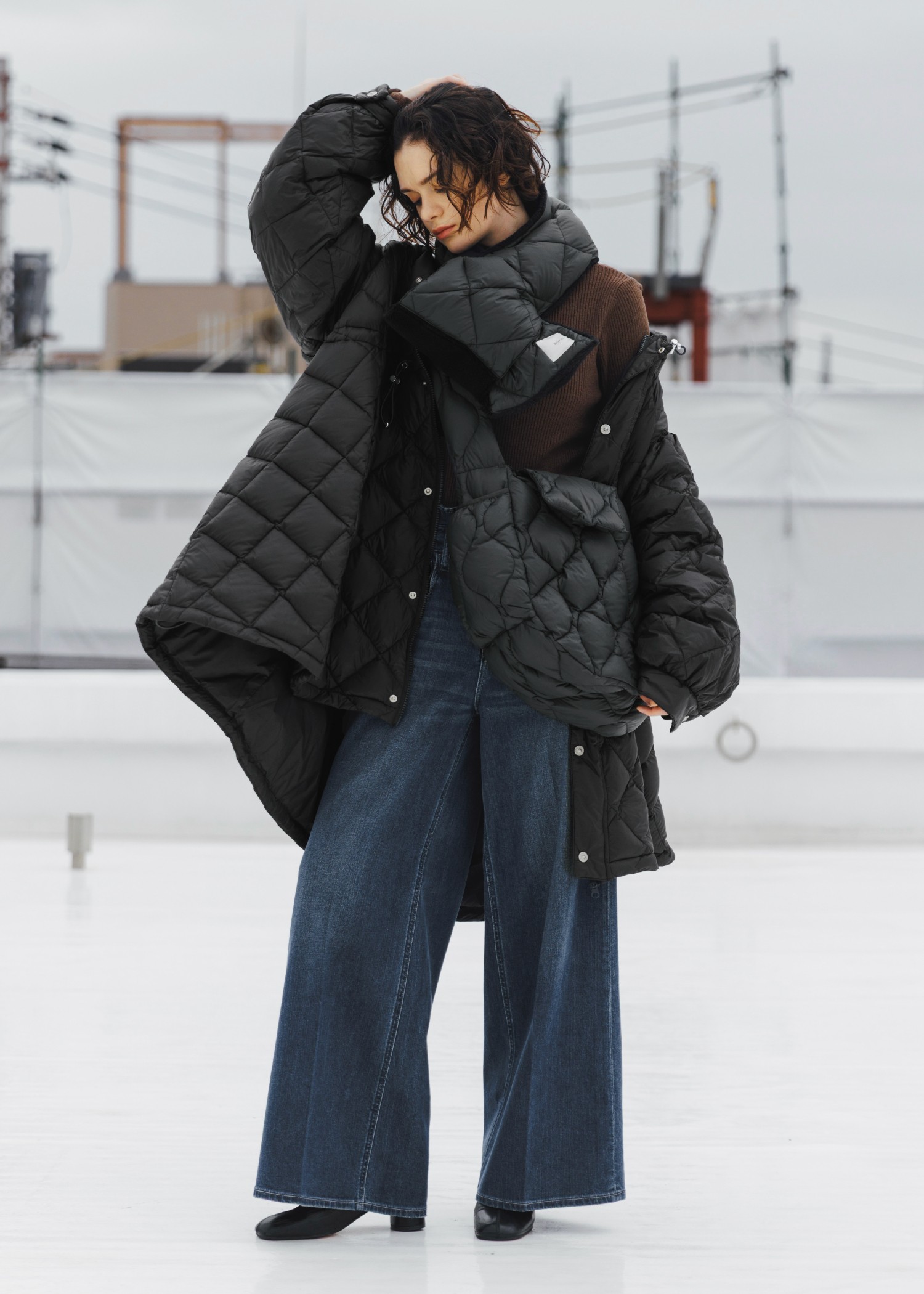 【TAION × WILLFULLY】quilting shoulder down bag