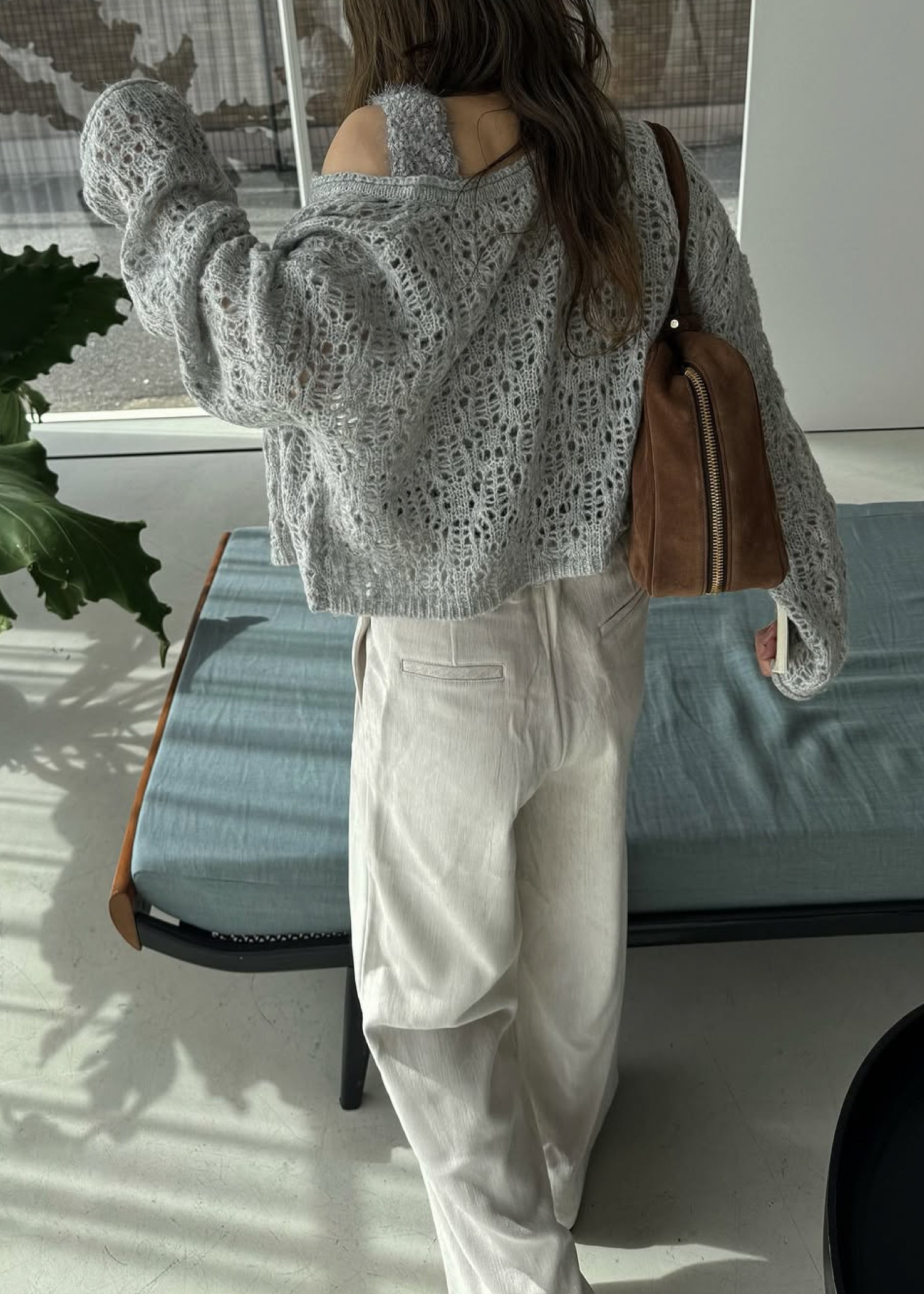 fancy yarn knit tank