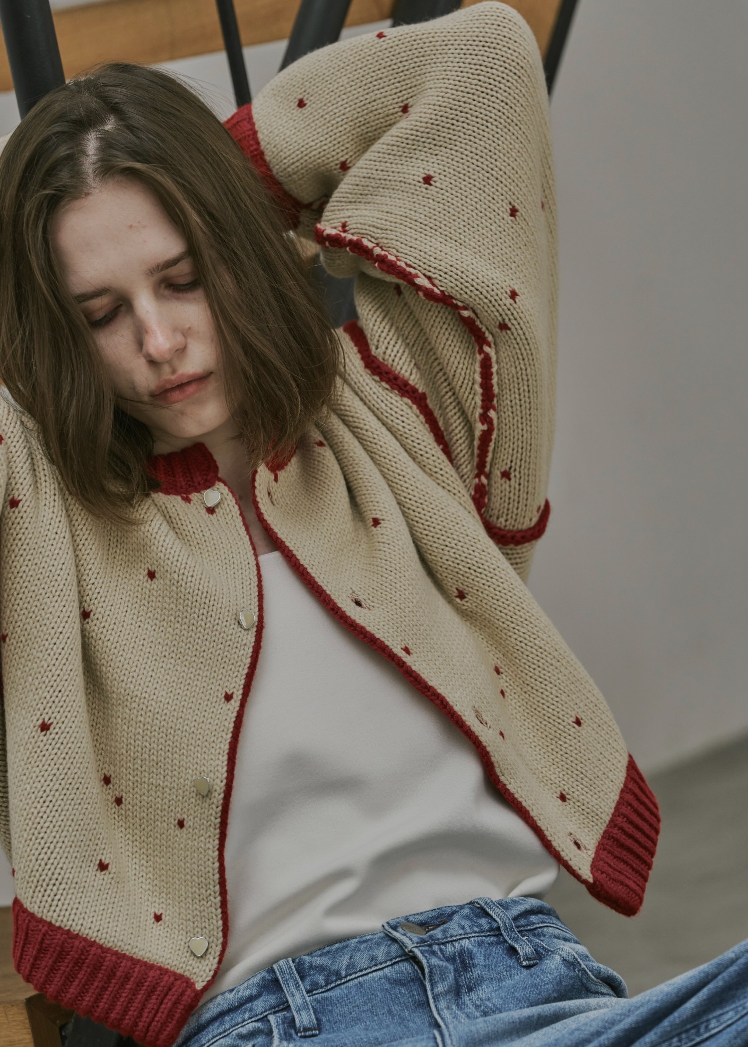 トップス willfully heart dot jacquard WILLFULLY official web store（ウィルフリーコウシキツウハン